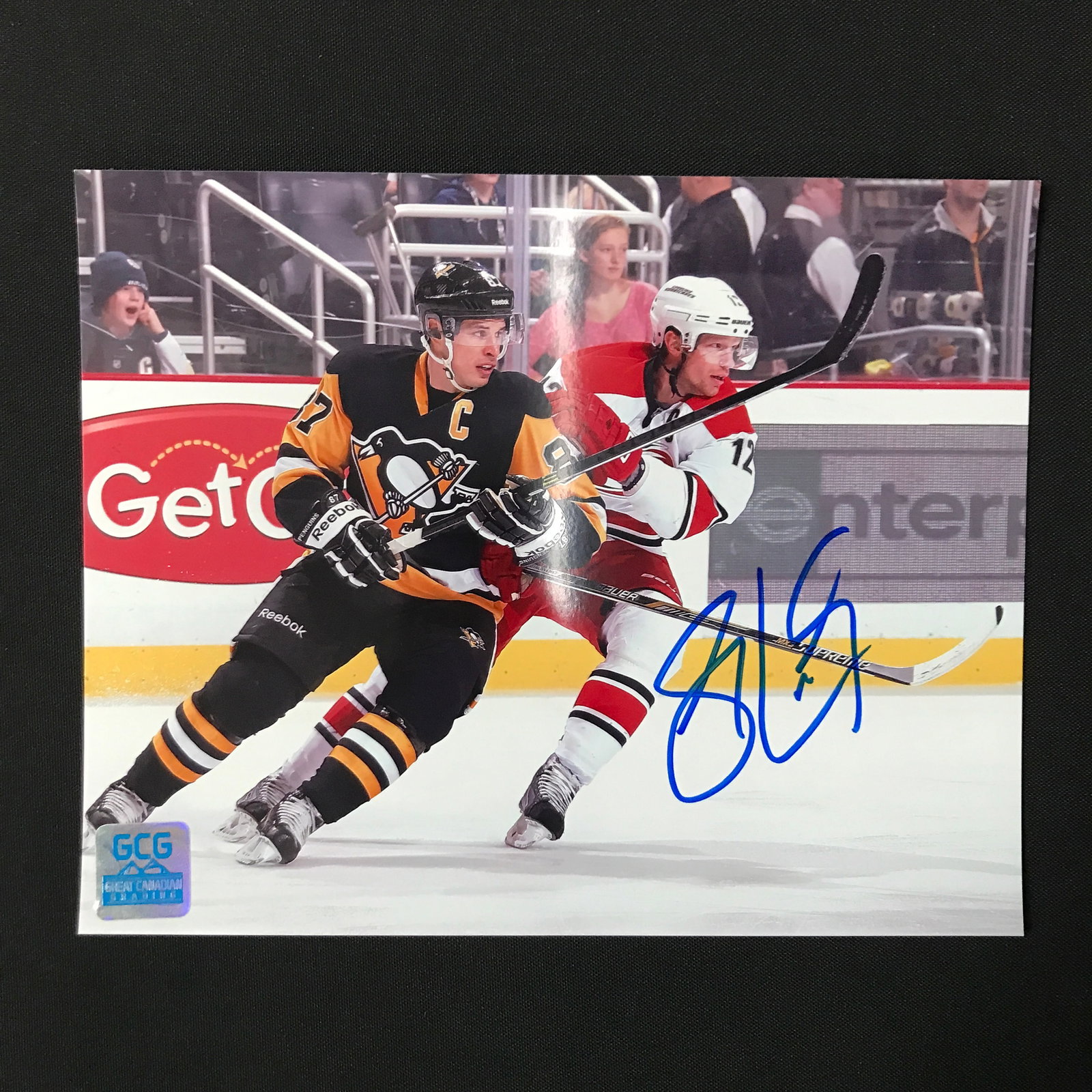 SIDNEY CROSBY SIGNED 8 X 10 (GCG HOLO): Prices are in Canadian dollars