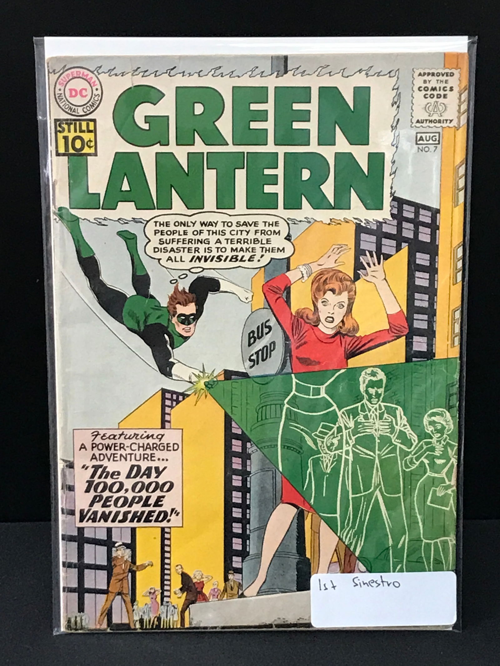 GREEN LANTERN #7 1ST APPEARANCE OF SINESTRO - DC COMIC (1 of 1)