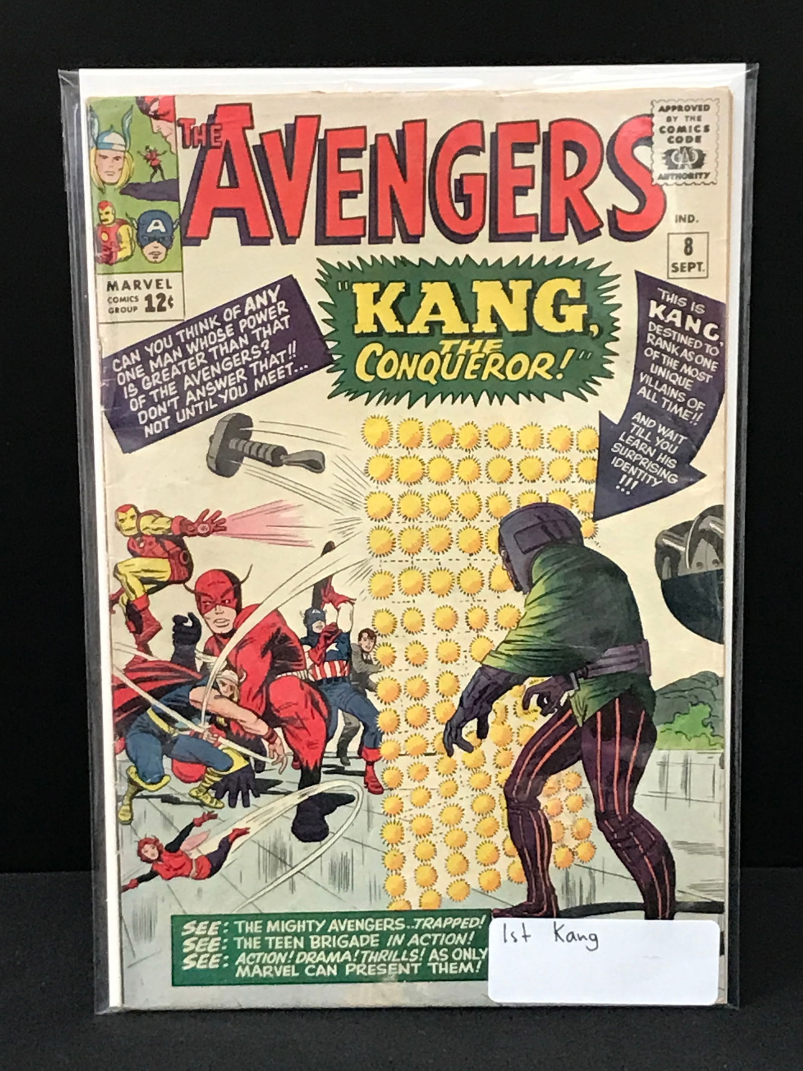 THE AVENGERS #8 1ST APPEARANCE OF KANG - MARVEL COMICS (1 of 1)