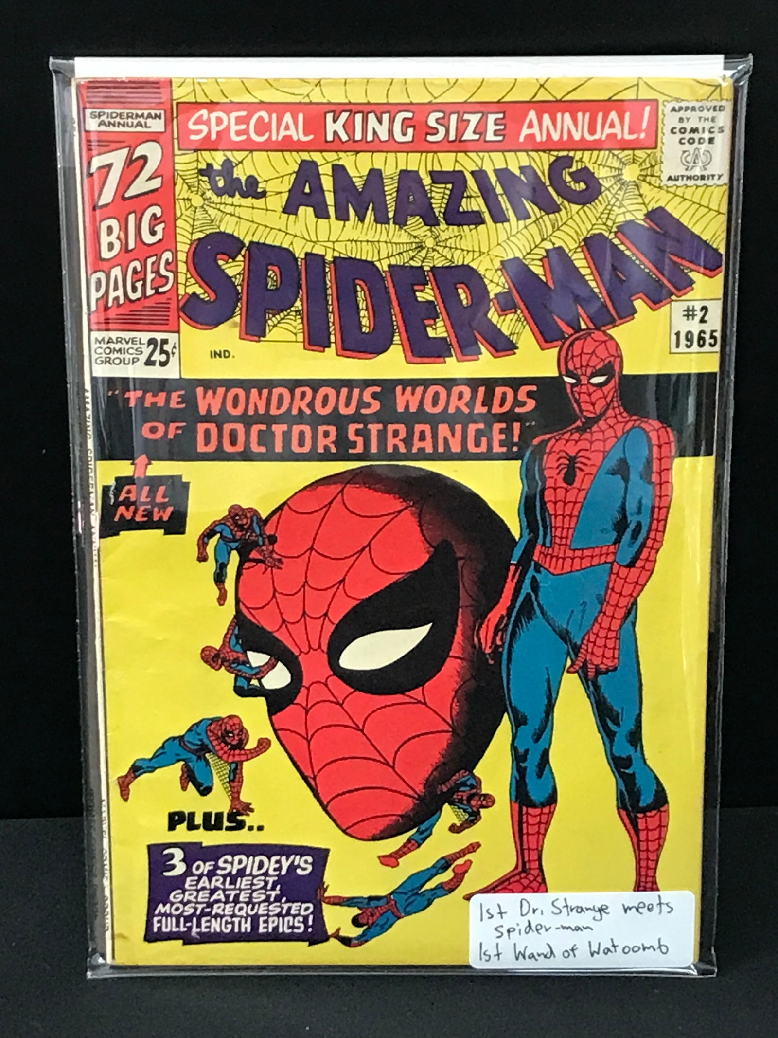 THE AMAZING SPIDERMAN #2 KING SIZED ANNUAL - MARVEL COMICS (1 of 1)