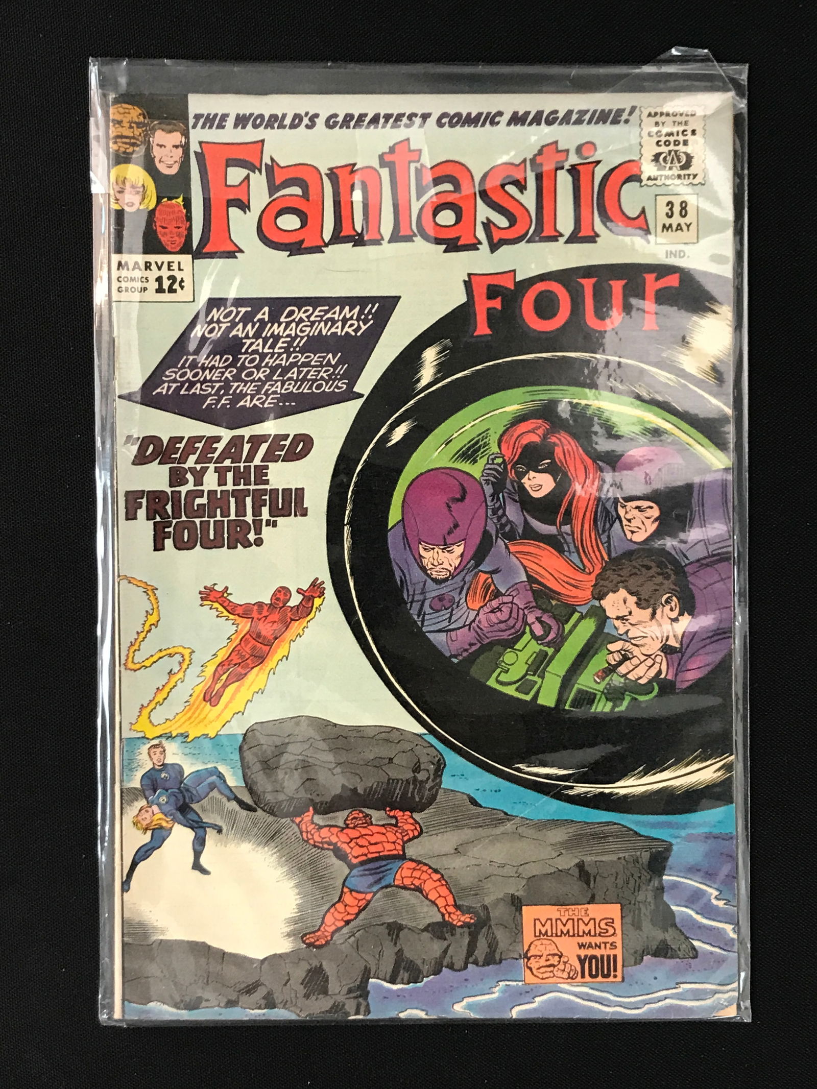 THE FANTASTIC FOUR #38 - MARVEL COMICS (1 of 1)