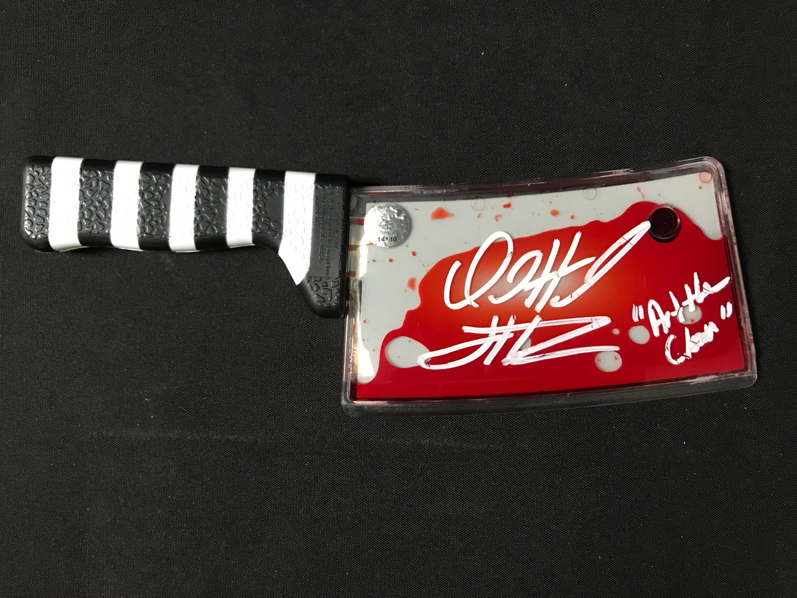 DAVID HOWARD THORNTON SIGNED AND INSCRIBED CLEAVER - KB COA: Prices are in Canadian dollars