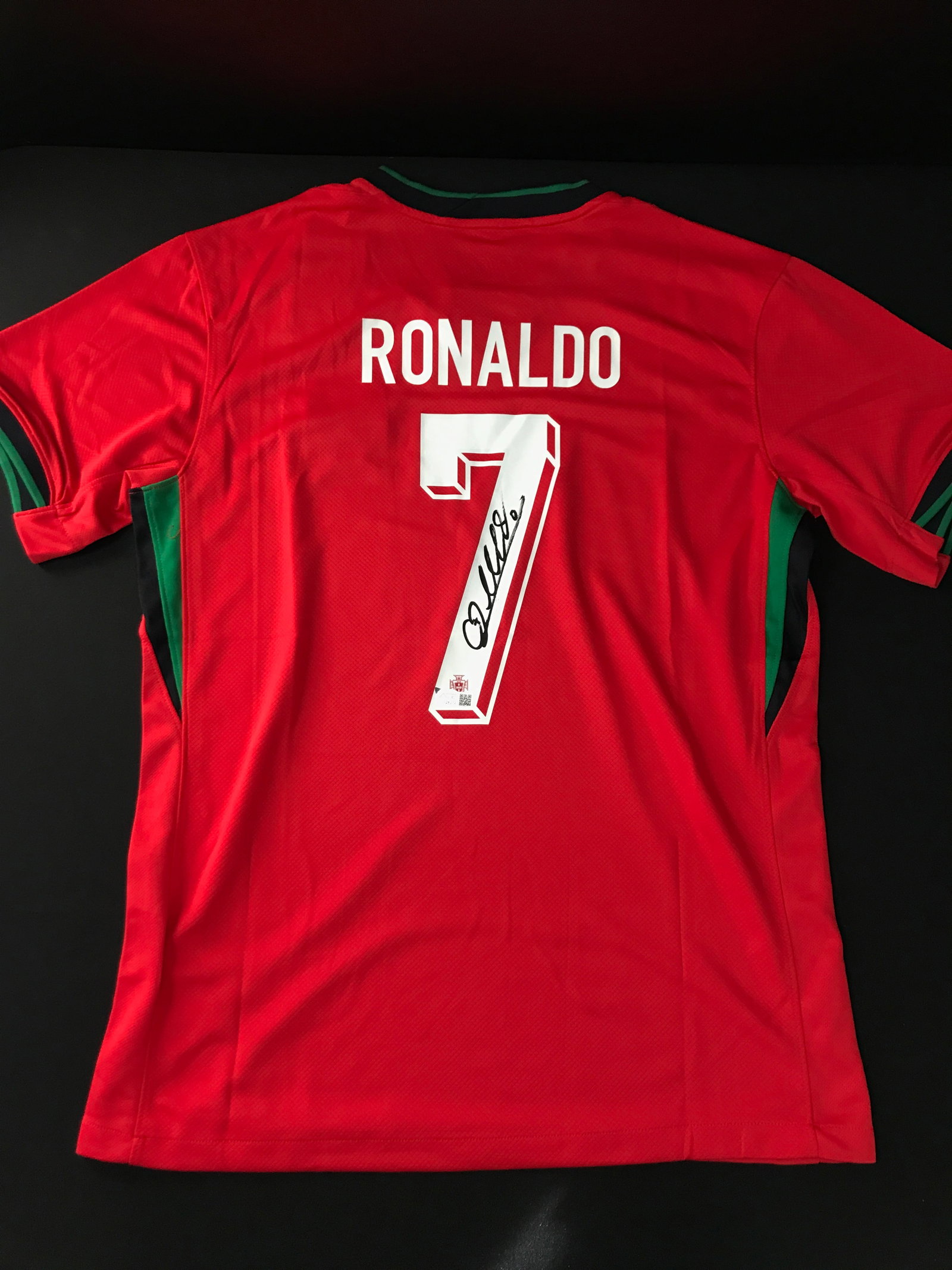 CHRISTIANO RONALDO SIGNED PORTUGAL SOCCER JERSEY -ACE COA: Prices are in Canadian dollars