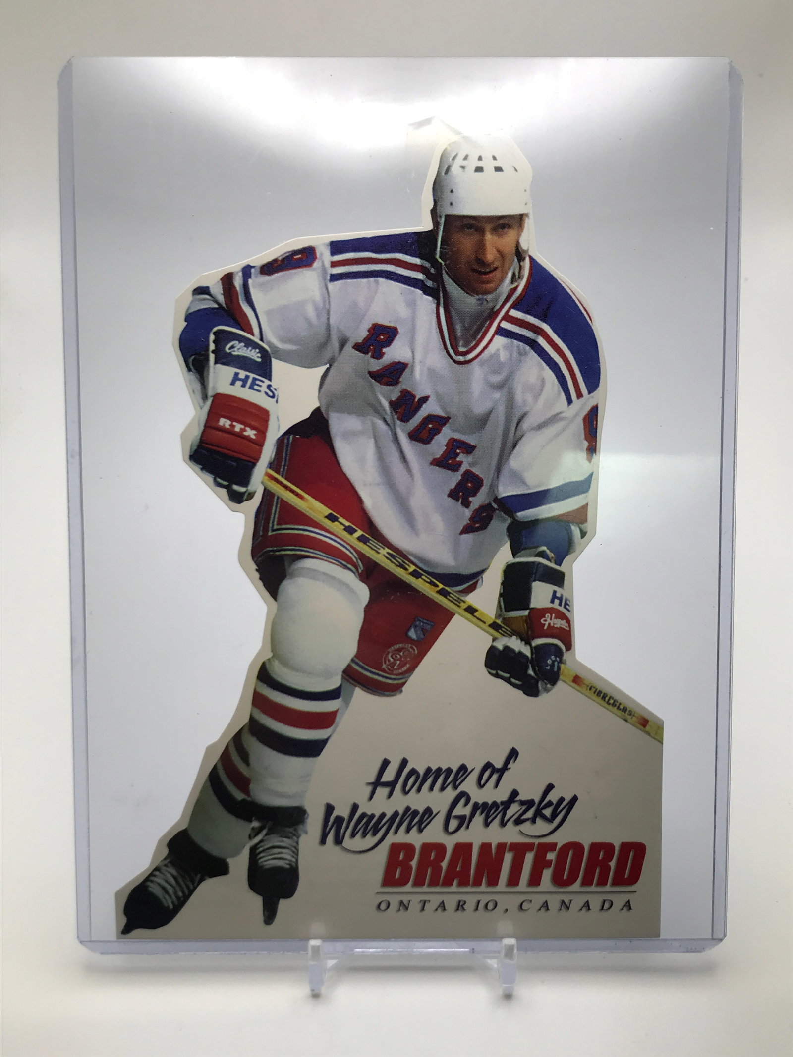 HOME OF WAYNE GRETZKY BRANTFORD ONTARIO CARD: Prices are in Canadian dollars