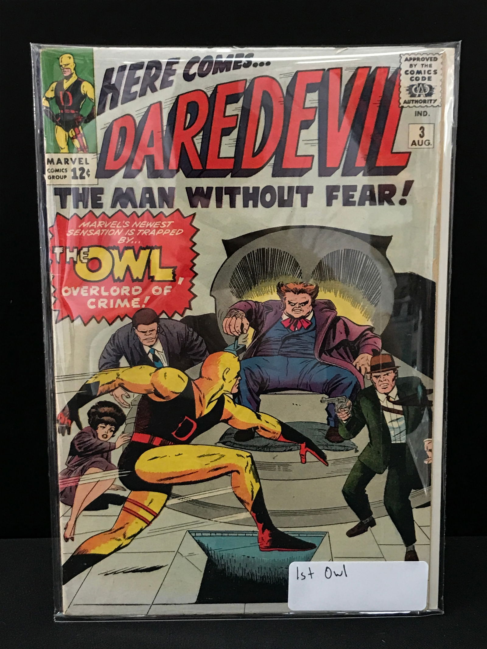 DAREDEVIL #3 1ST OWL - MARVEL COMICS (1 of 1)