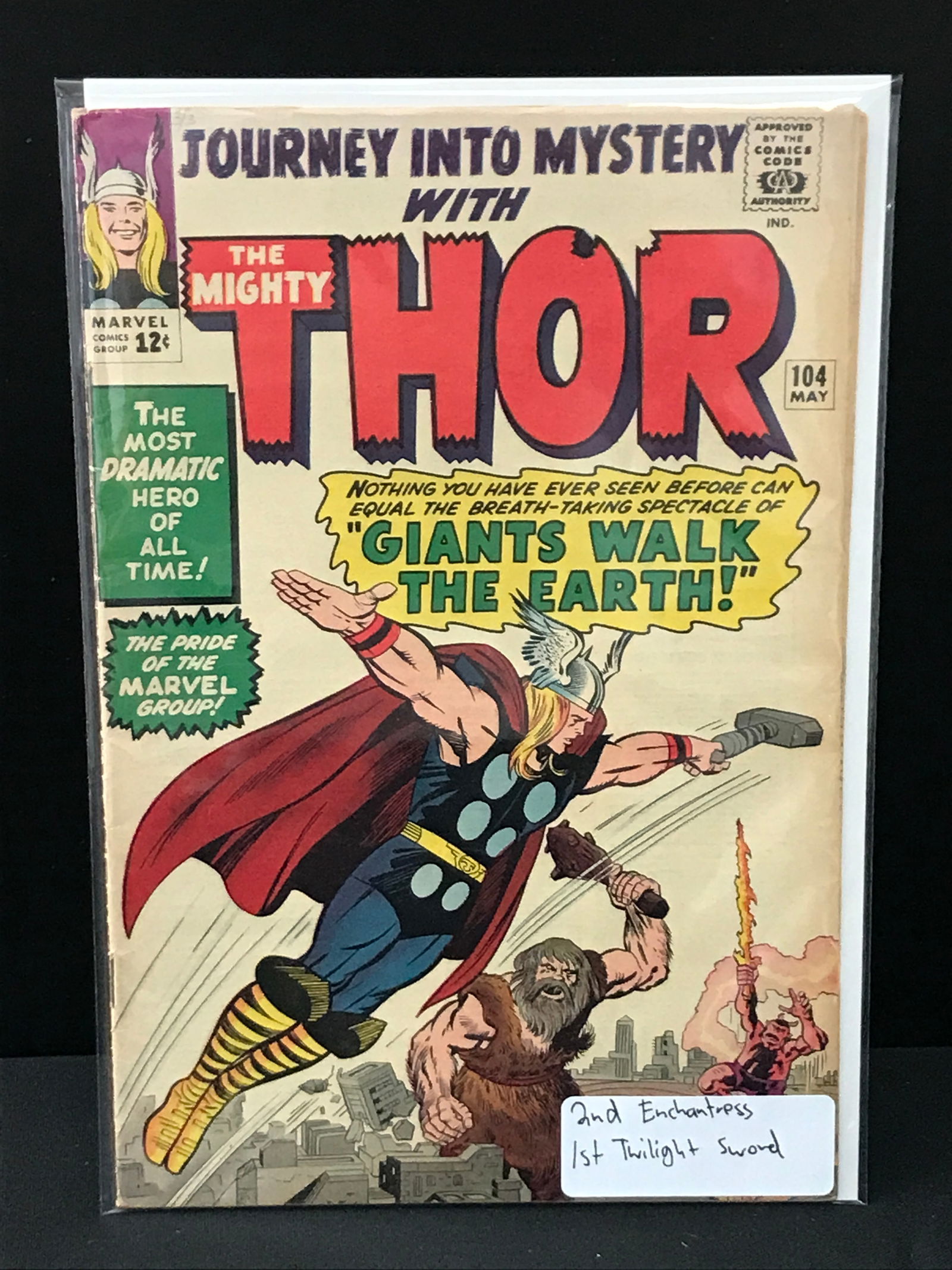 JOURNEY INTO MYSTERY THE MIGHTY THOR #104 1ST TWILIGHT SWORD - MARVEL COMICS (1 of 1)