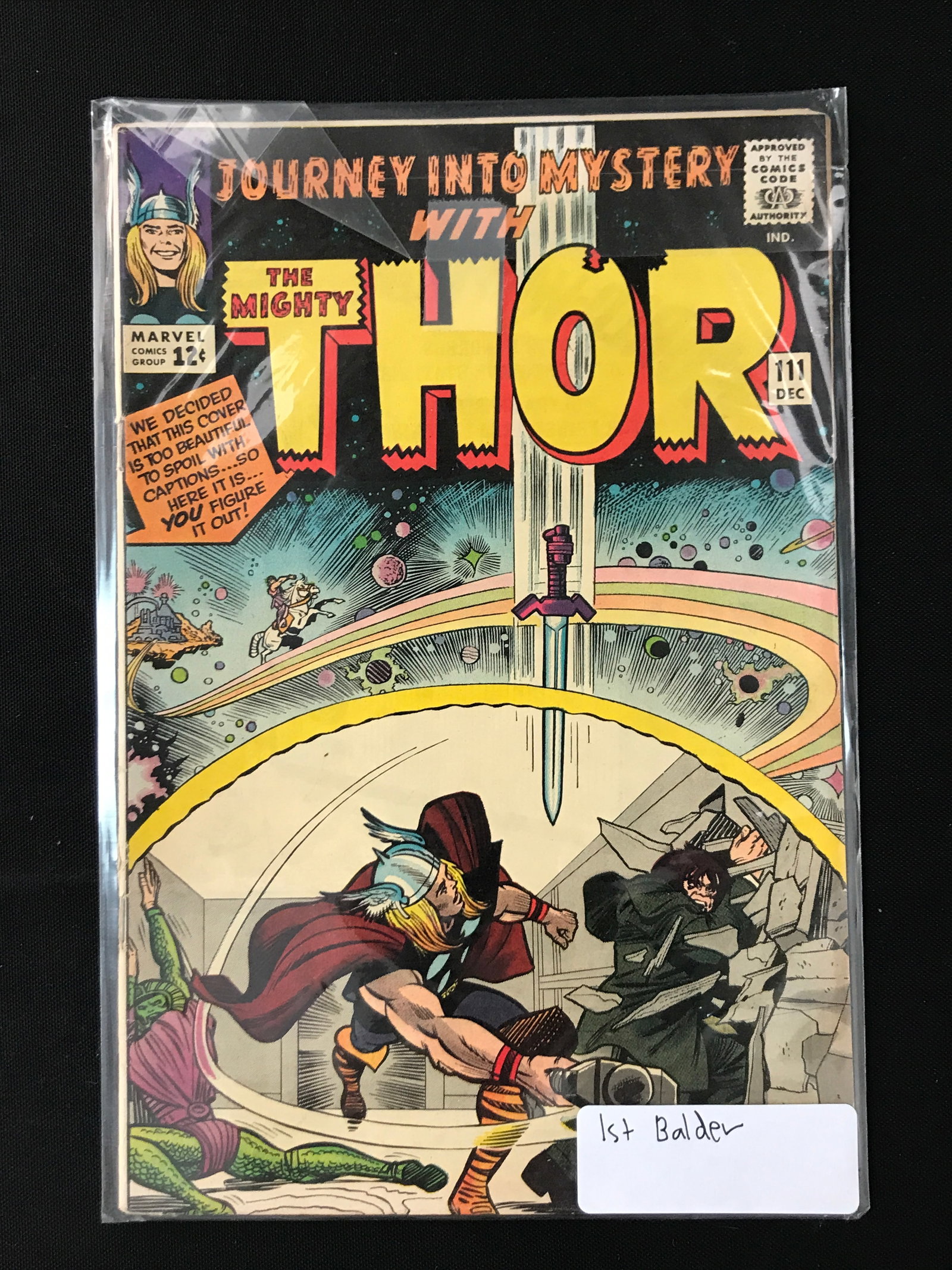 JOURNEY INTO MYSTERY THE MIGHTY THOR #111 1ST BALDER - MARVEL COMICS: Prices are in Canadian dollars