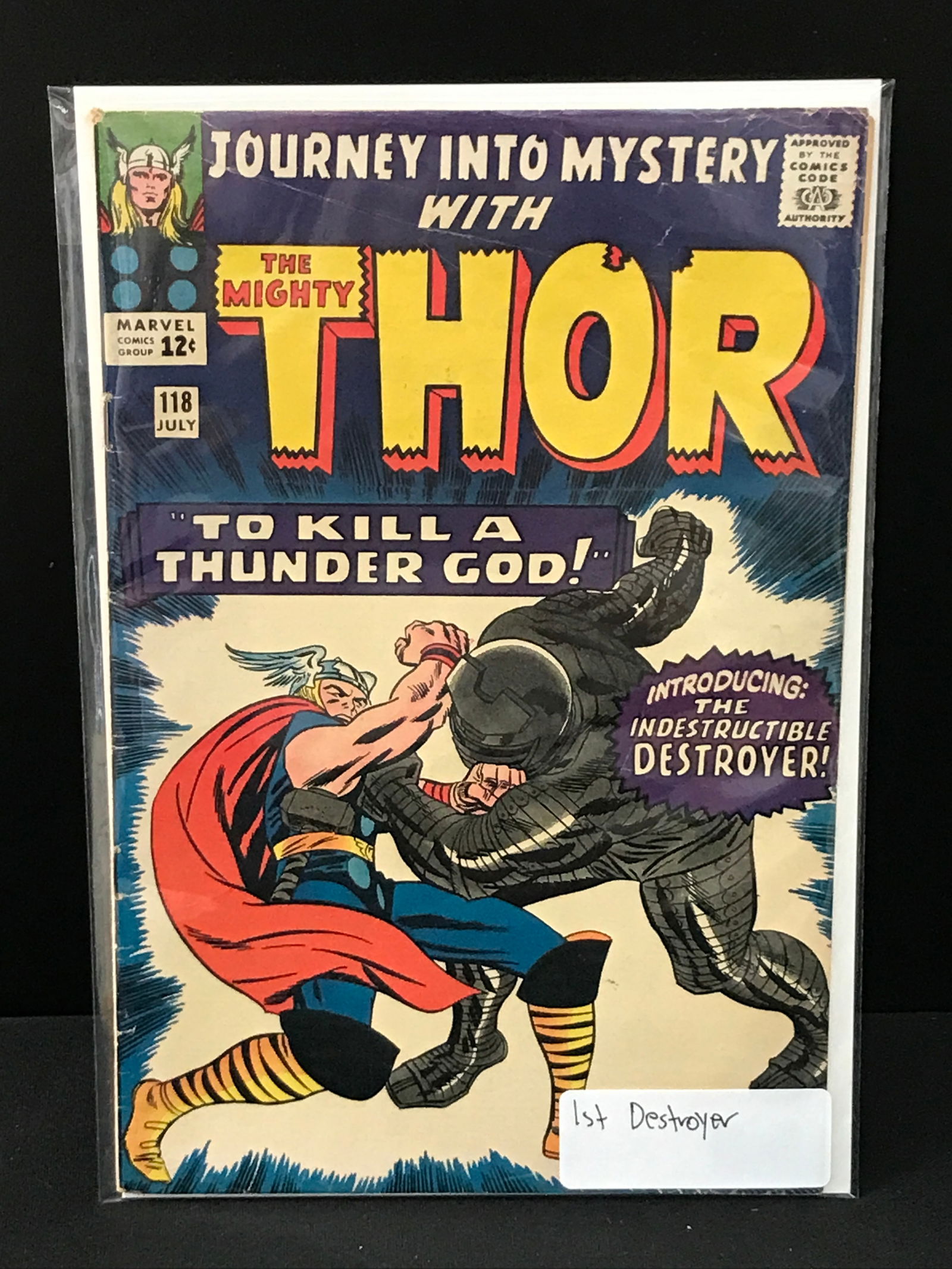 JOURNEY INTO MYSTERY THE MIGHTY THOR #118 1ST DESTROYER - MARVEL COMICS (1 of 1)