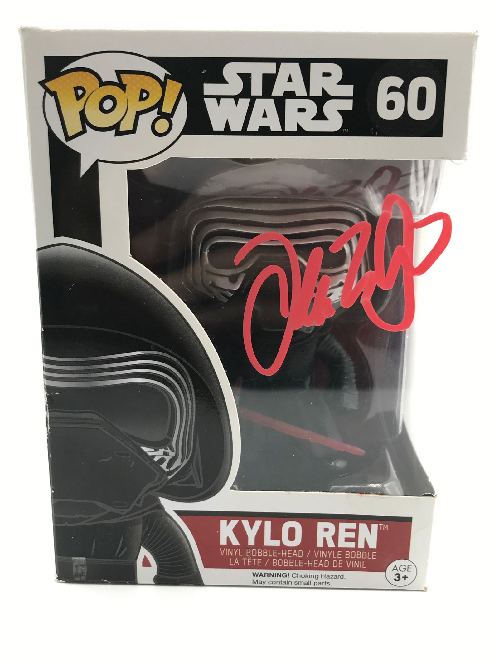 ADAM DRIVER SIGNED KYLO REN FUNKO POP - KB COA (1 of 2)
