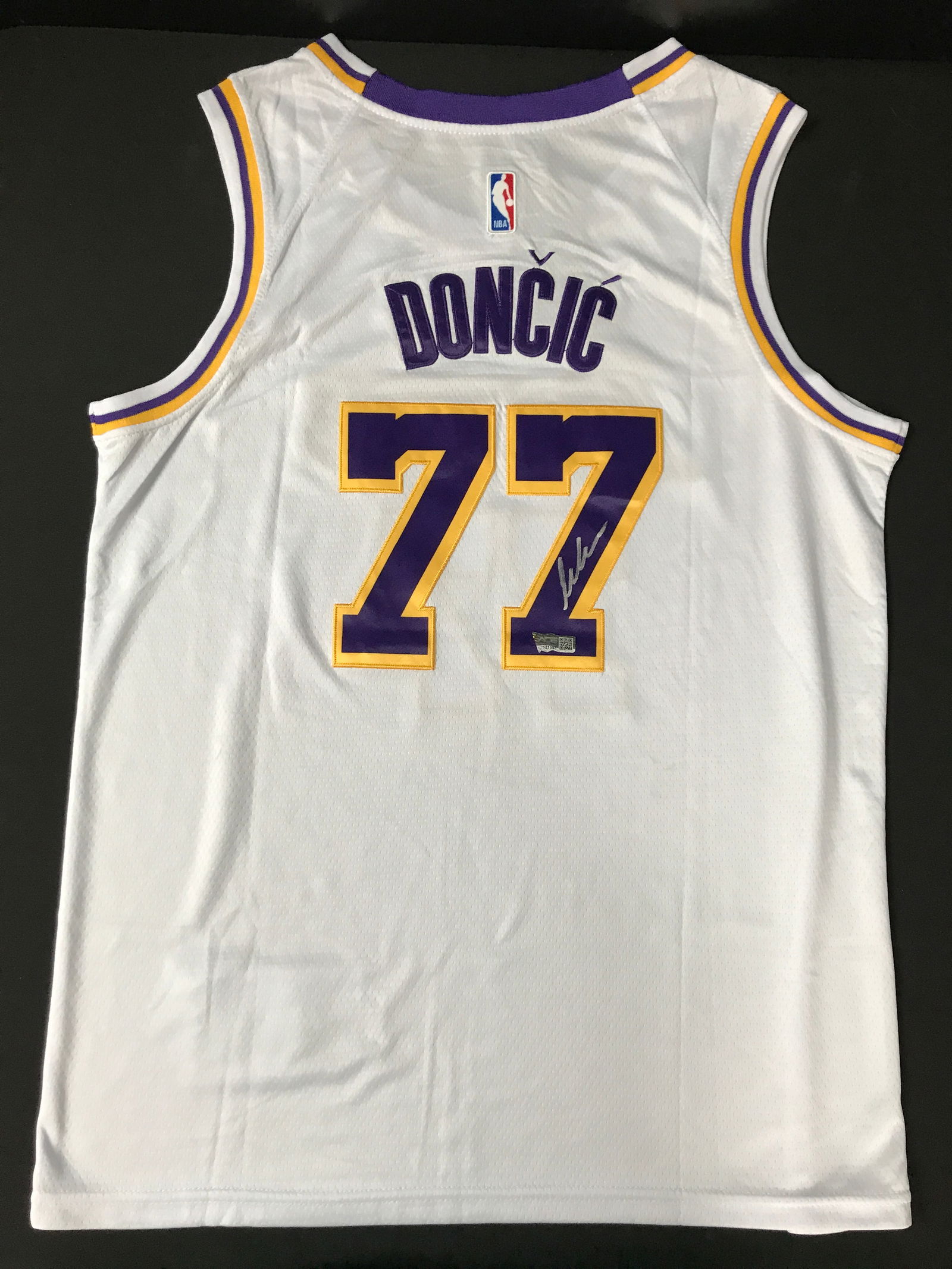 LUKA DONCIC SIGNED LOS ANGELES LAKERS JERSEY - ACE COA (1 of 3)