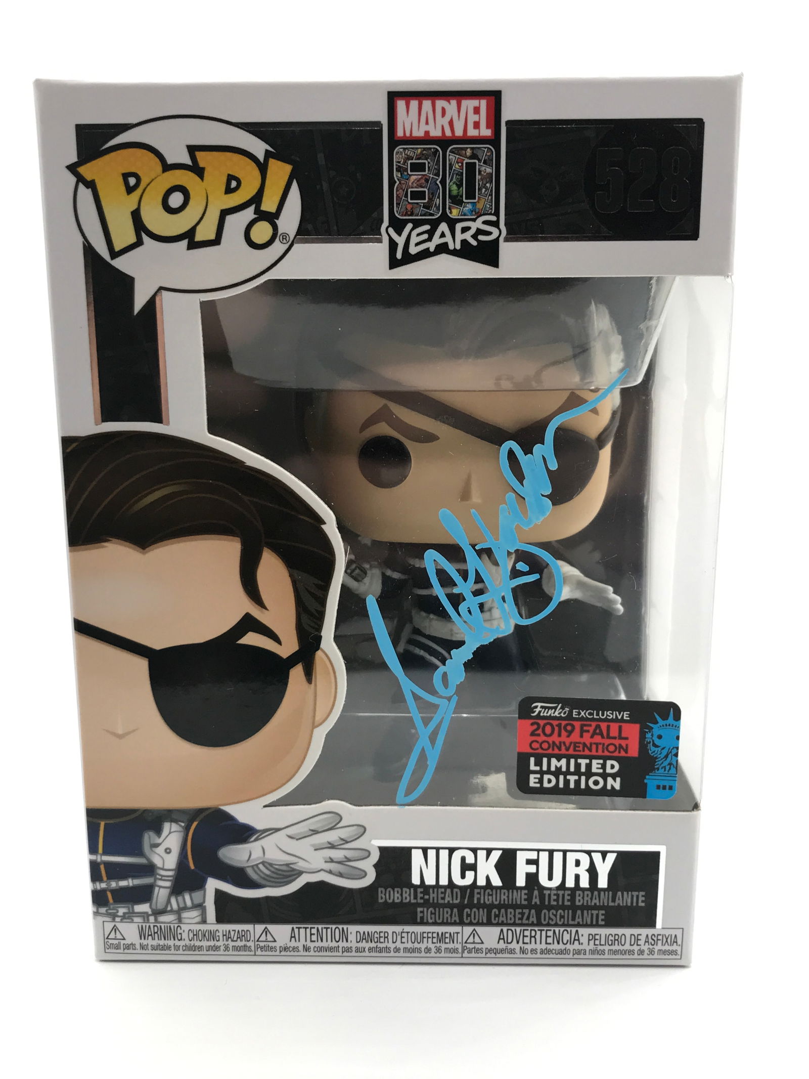 SAMUEL L JACKSON SIGNED NICK FURY FUNKO POP - KB COA (1 of 2)