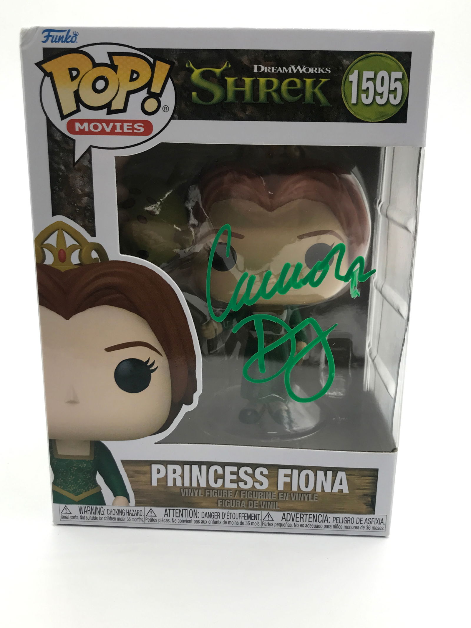 CAMERON DIAZ SIGNED PRINCESS FIONA FUNKO POP - KB COA (1 of 2)