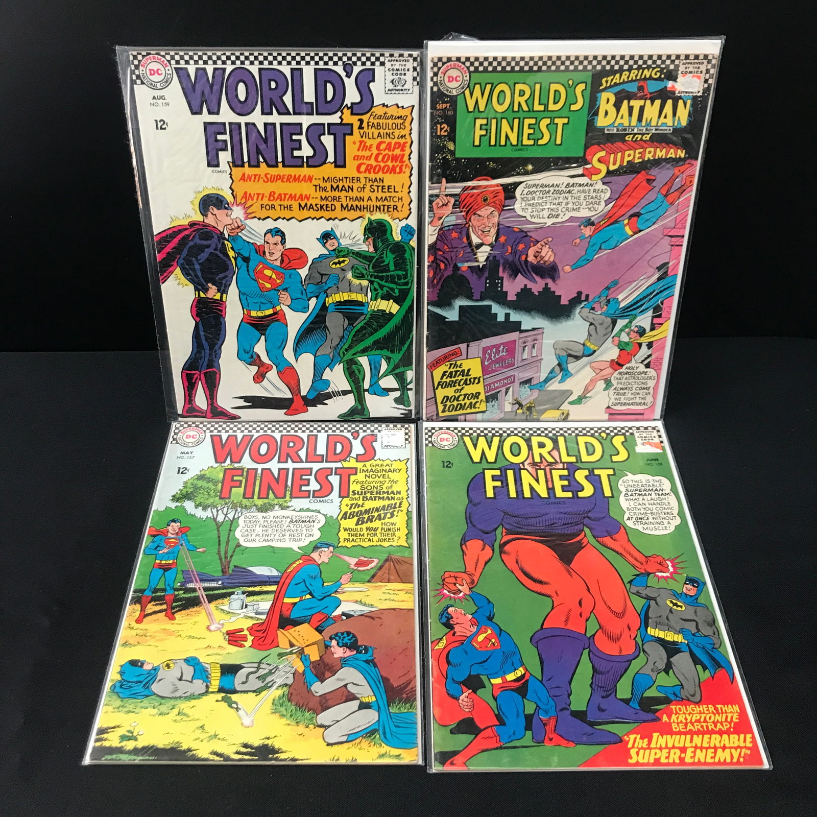 LOT OF 4 WORLD'S FINEST - DC COMICS  (HIGH GRADE SILVER AGE) (1 of 1)