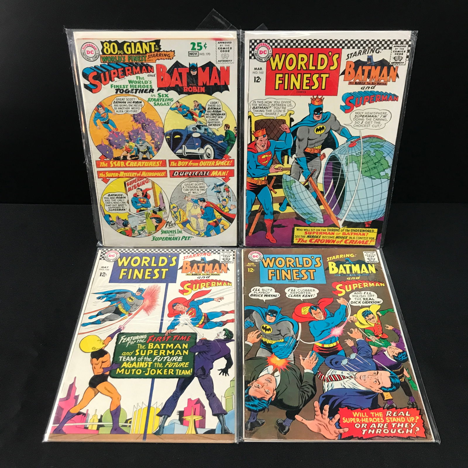 LOT OF 4 WORLD'S FINEST - DC COMICS  (HIGH GRADE SILVER AGE) (1 of 1)