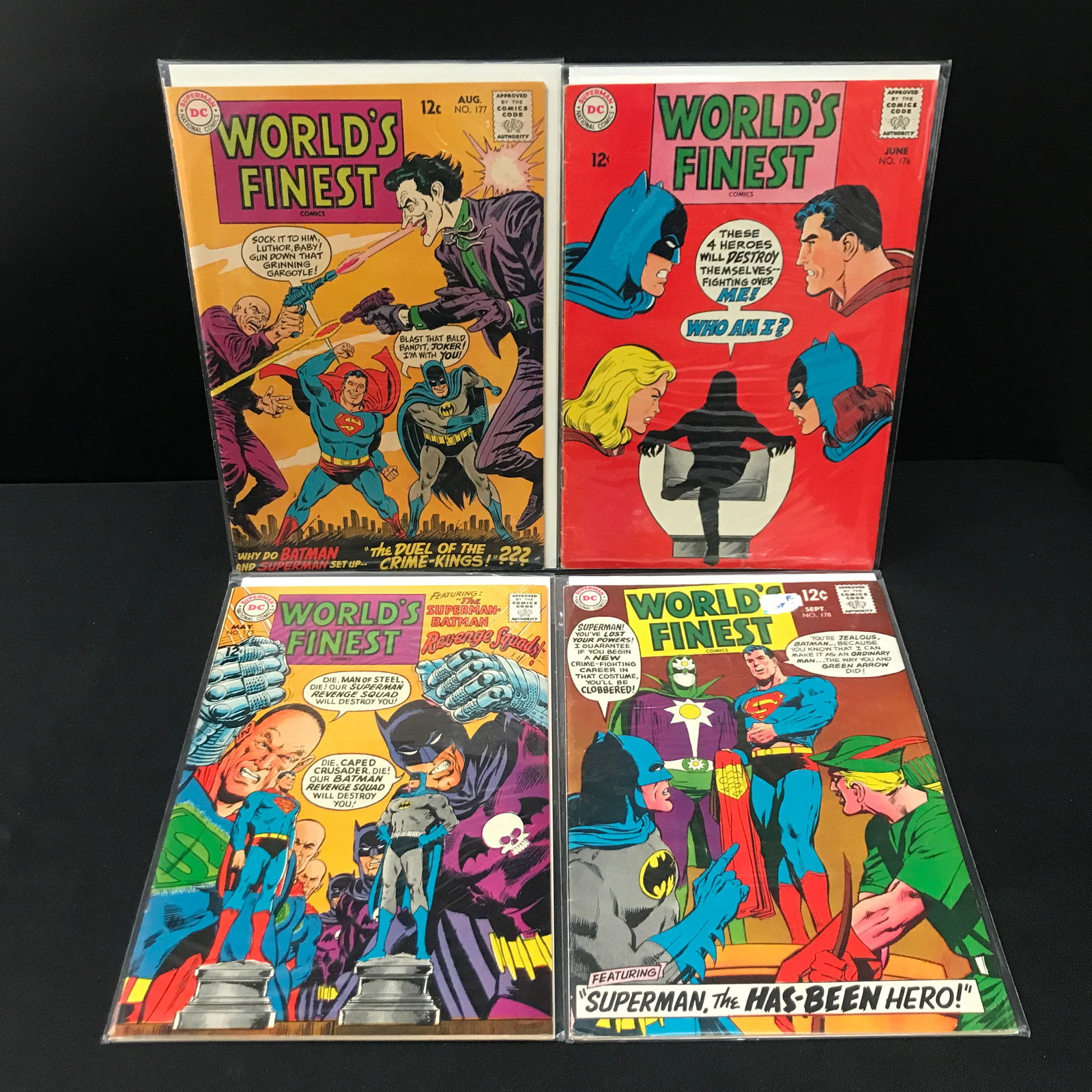 LOT OF 4 WORLD'S FINEST - DC COMICS  (HIGH GRADE SILVER AGE) (1 of 1)