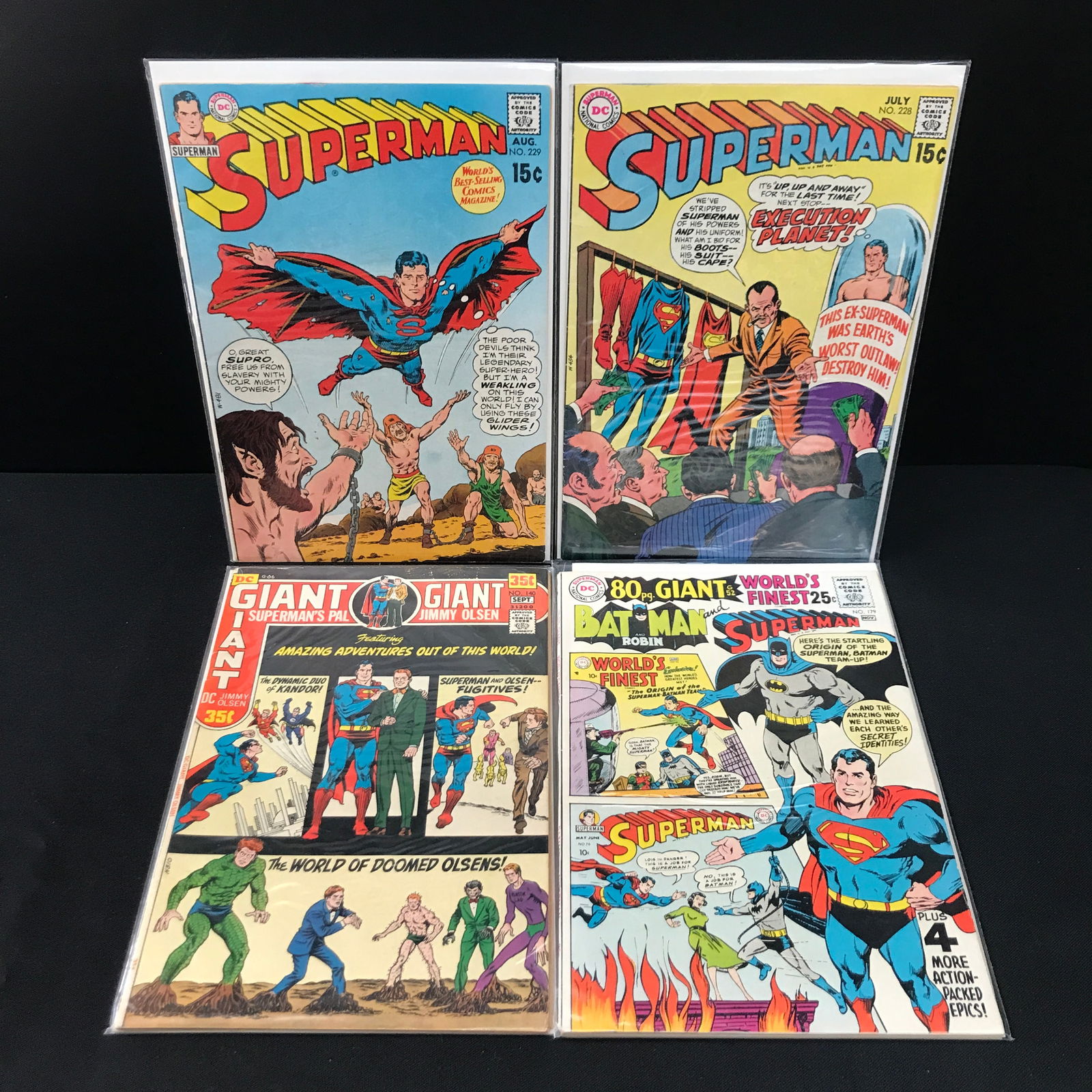 LOT OF 4 WORLD'S FINEST - DC COMICS  (HIGH GRADE SILVER AGE) (1 of 1)