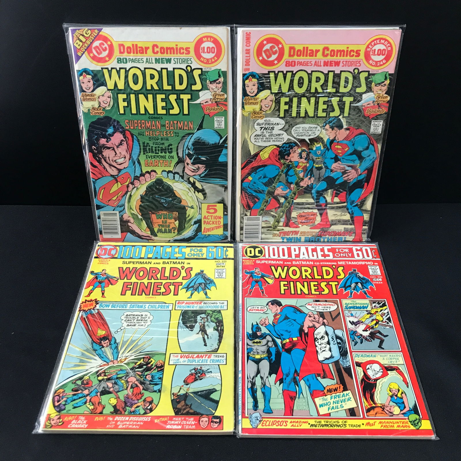 LOT OF 4 WORLD'S FINEST - DC COMICS  (HIGH GRADE SILVER AGE) (1 of 1)