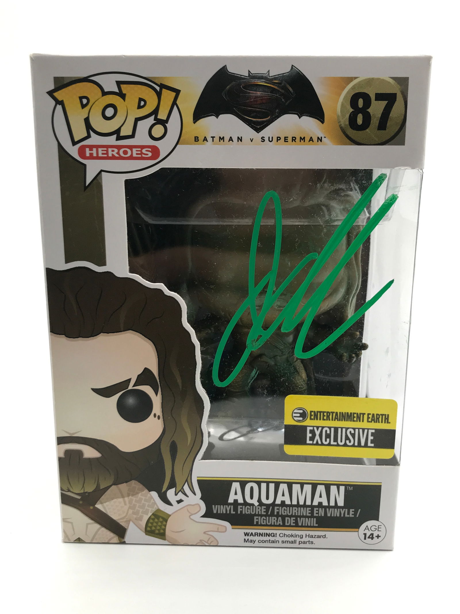 JASON MAMOA SIGNED FUNKO POP - KB COA (1 of 2)