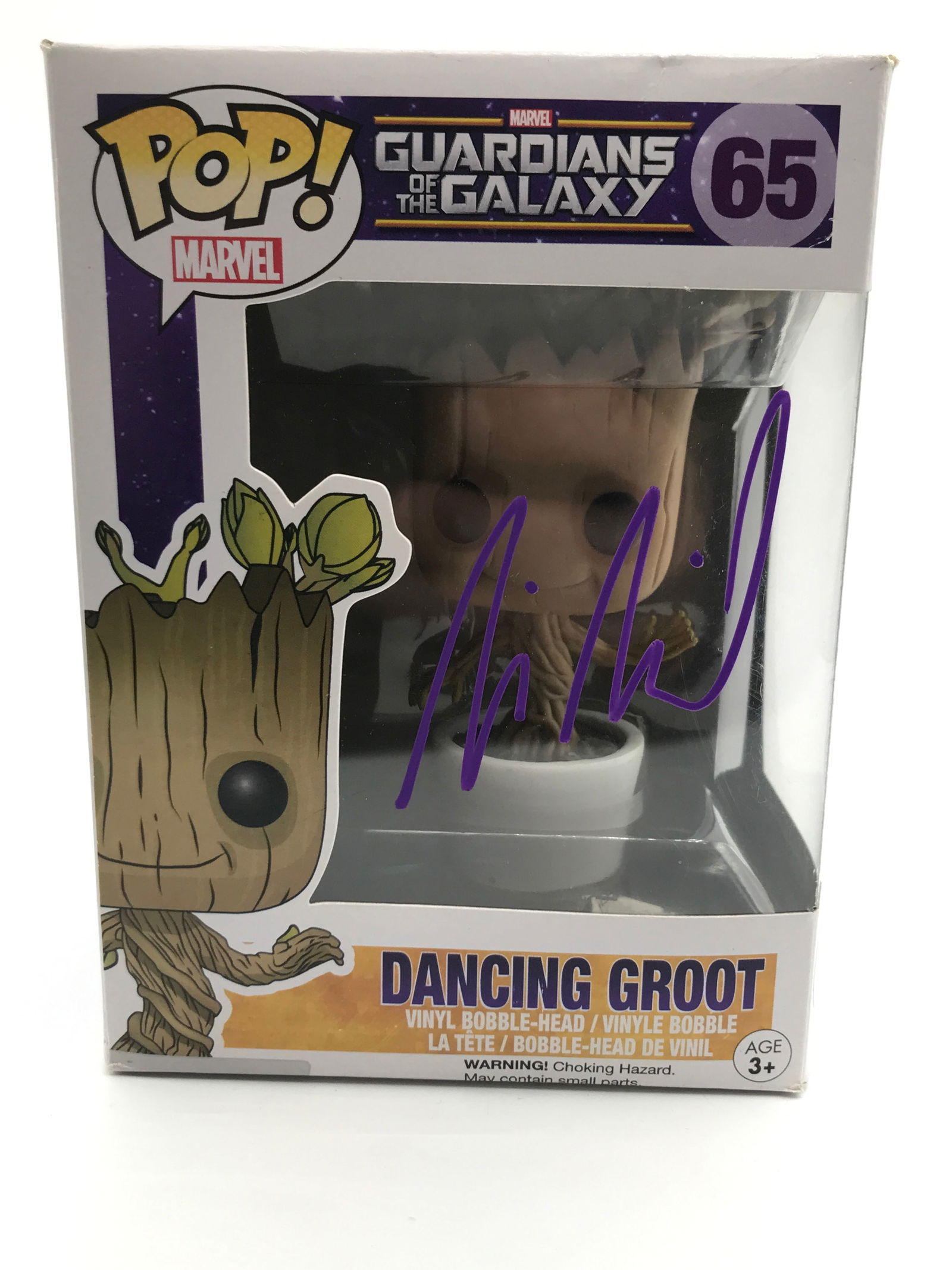 VIN DIESEL SIGNED GROOT FUNKO POP - KB COA (1 of 2)
