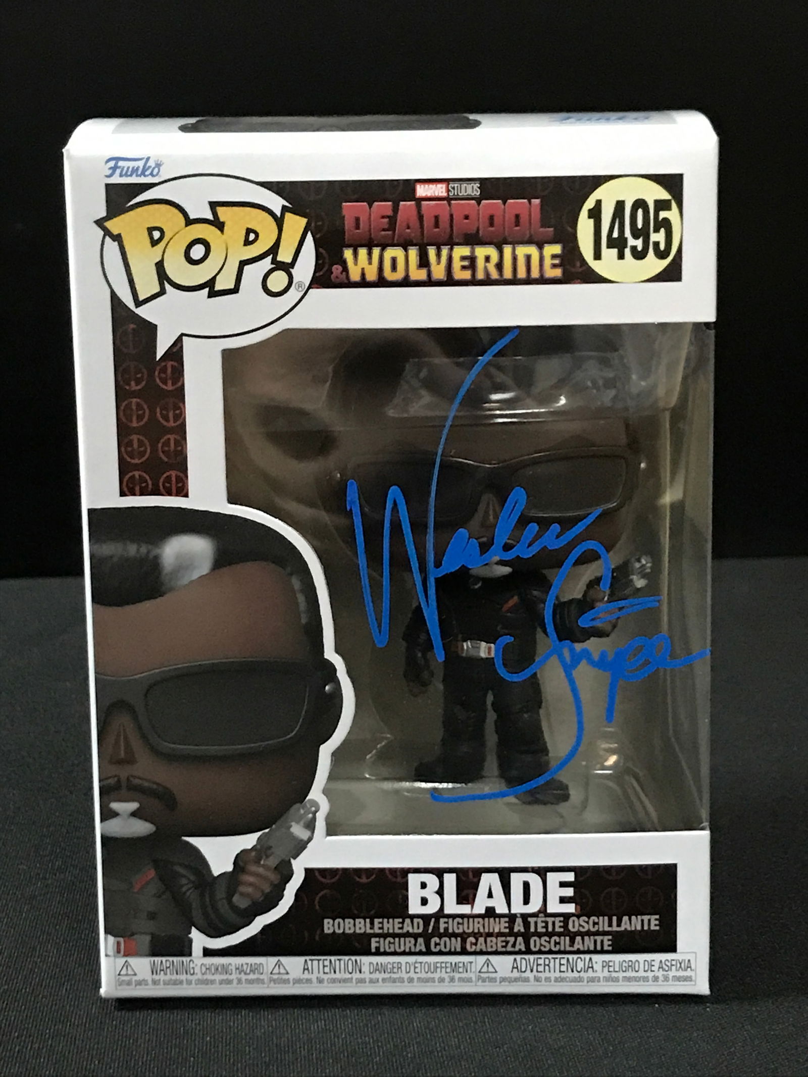 WESLEY SNIPES SIGNED BLADE FUNKO POP - KB COA (1 of 2)