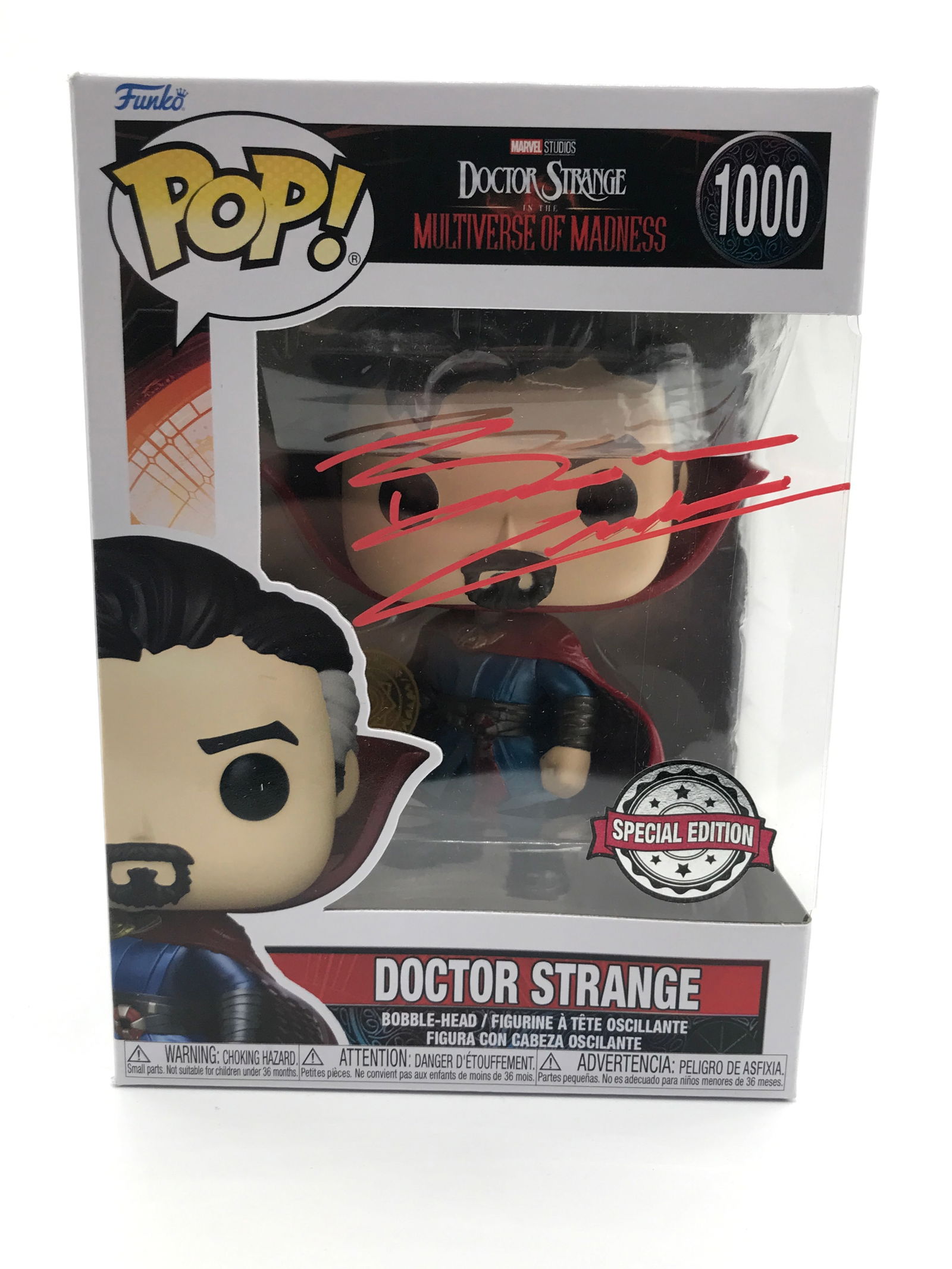 BENEDICT CUMBERBATCH SIGNED DOCTOR STRANGE FUNKO POP - KB COA (1 of 2)