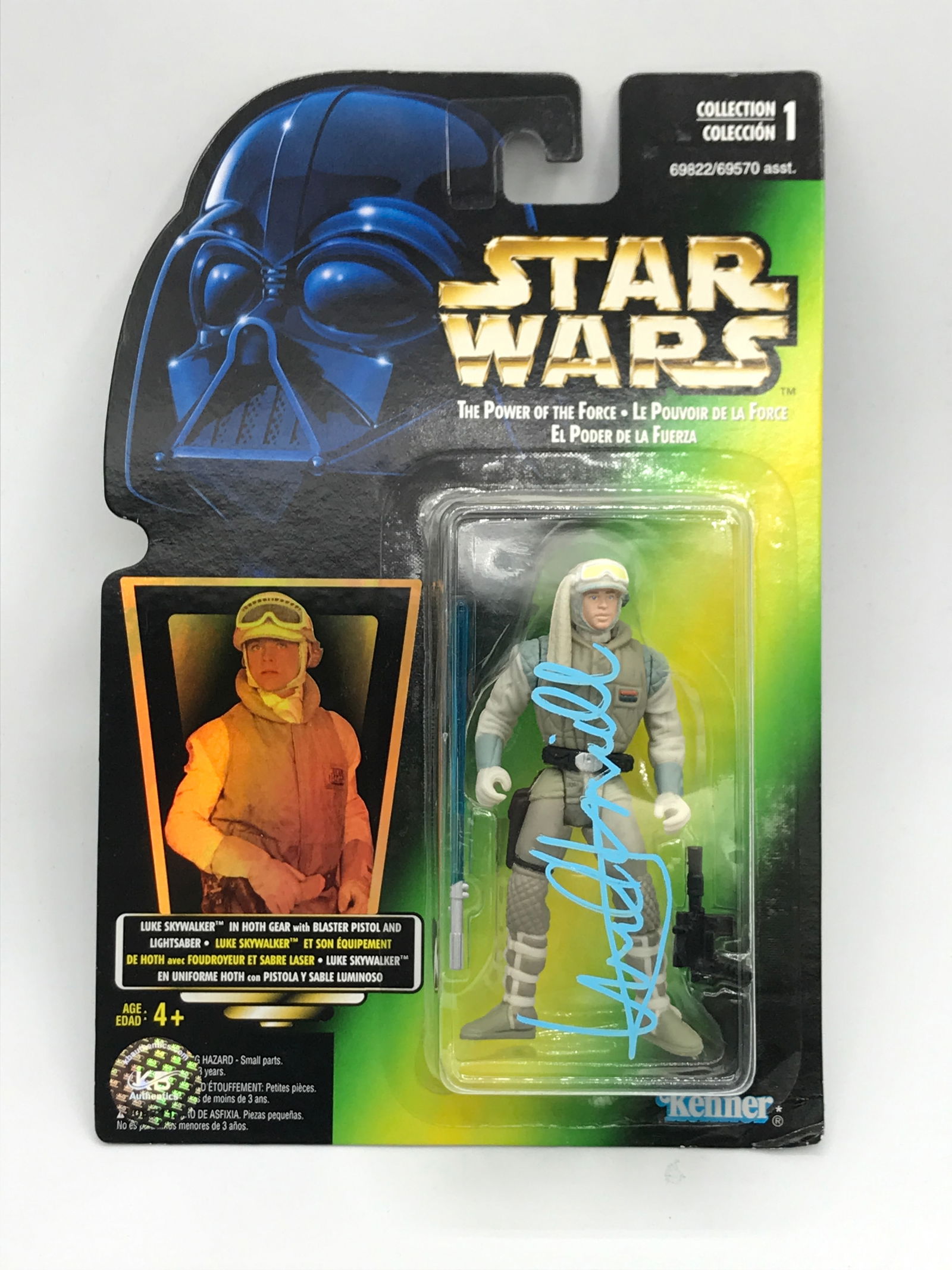 MARK HAMILL SIGNED LUKE SKYWALKER ACTION FIGURE - KB COA (1 of 1)