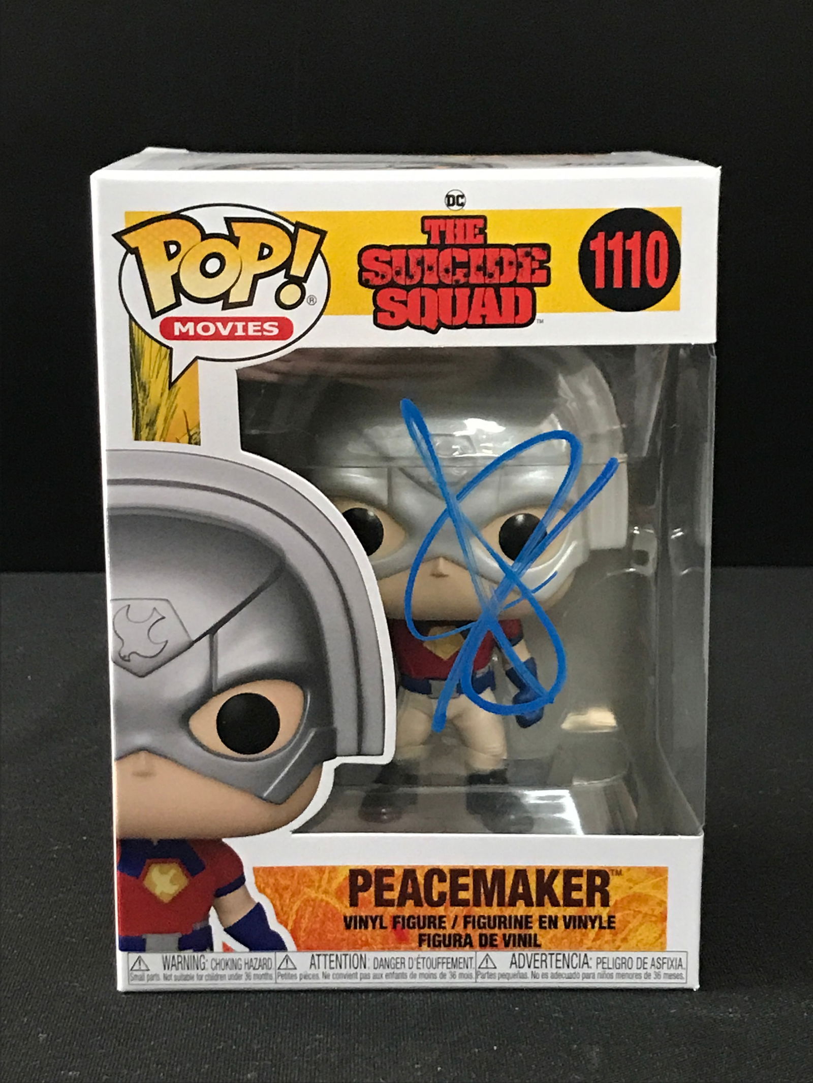 John Cena SIGNED PEACEMAKER FUNKO POP - WWOC COA (1 of 1)