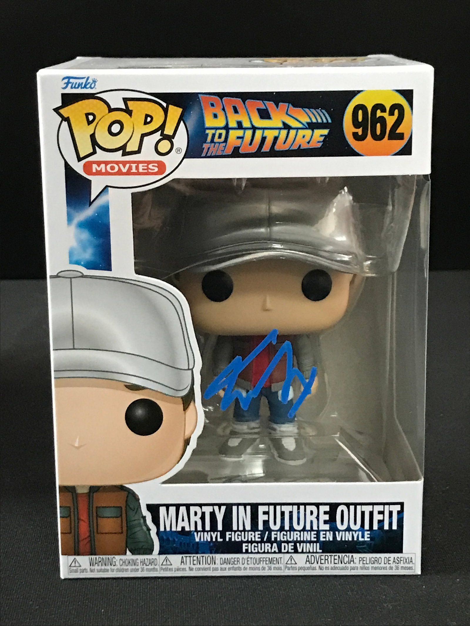 MICHAEL J FOX SIGNED MARTY MCFLY FUNKO POP - WWOC COA: Prices are in Canadian dollars