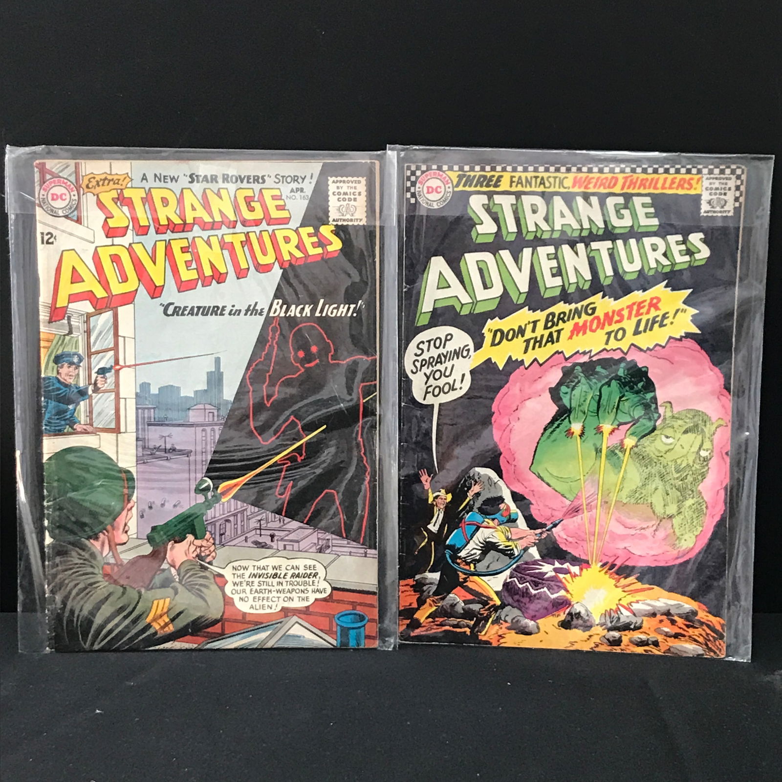 LOT OF 2 STRANGE ADVENTURES COMICS - DC COMICS (1 of 1)