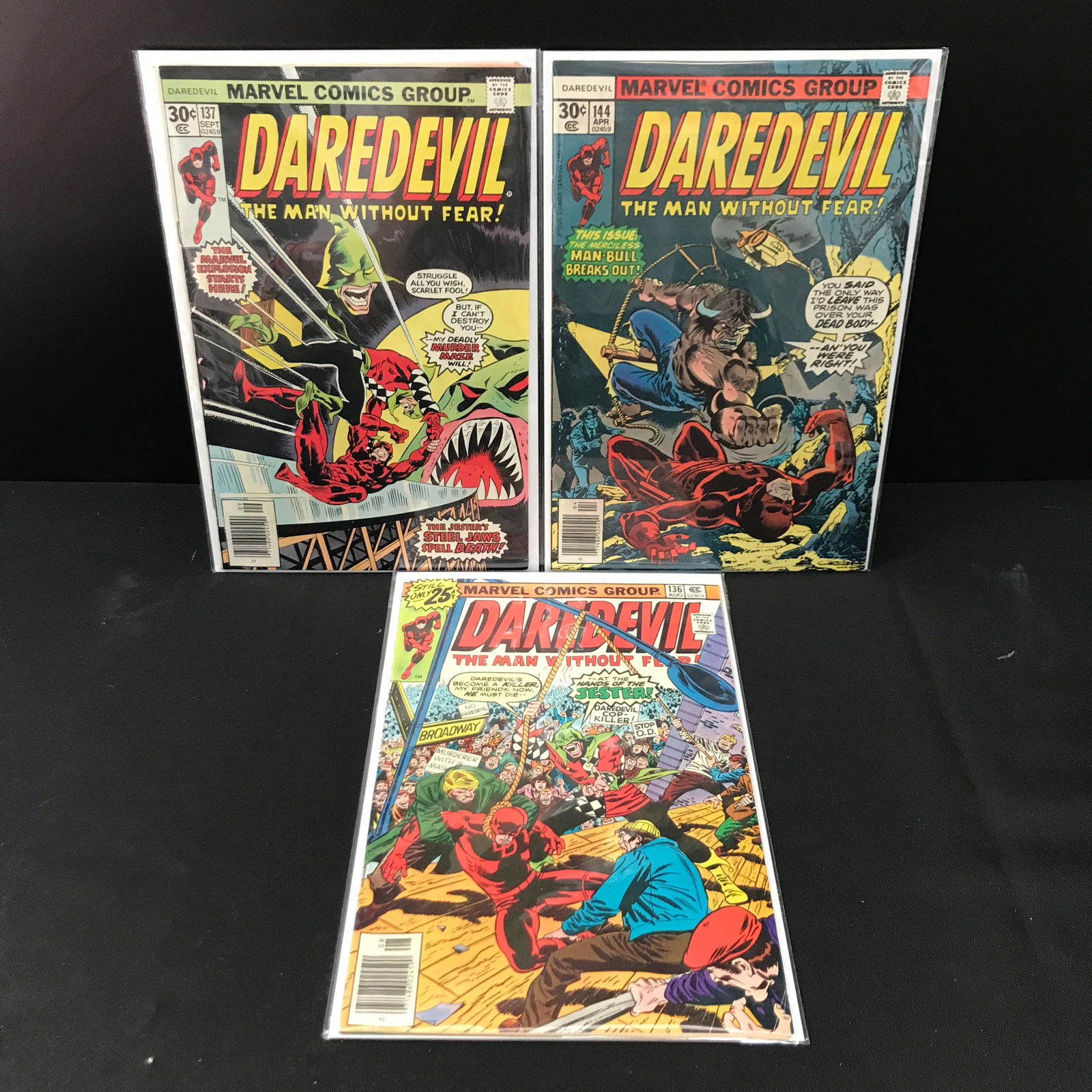 LOT OF 3 DAREDEVIL COMICS - MARVEL (1 of 1)
