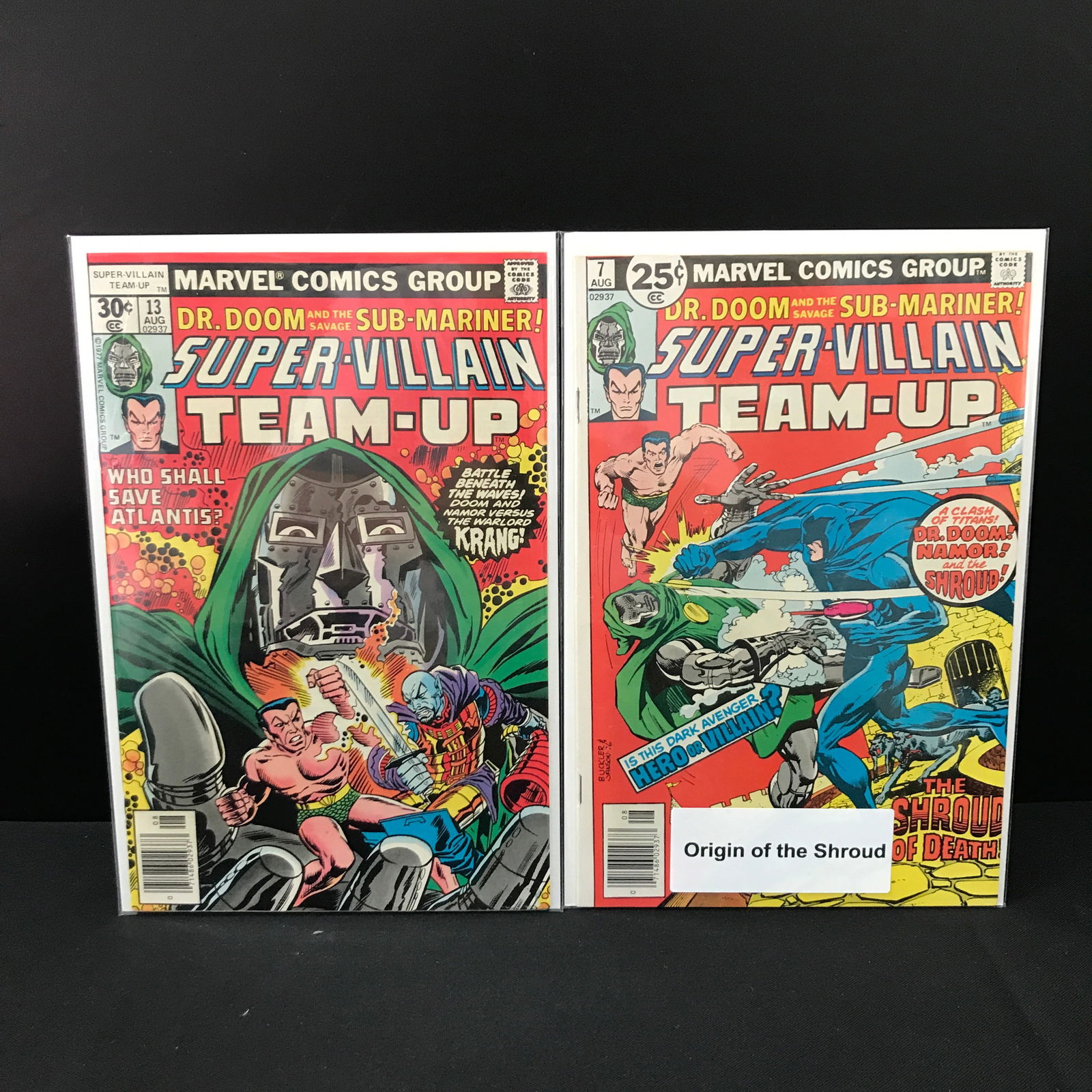 LOT OF 2 SUPER VILLAIN TEAM UP COMICS - MARVEL COMICS (1 of 1)