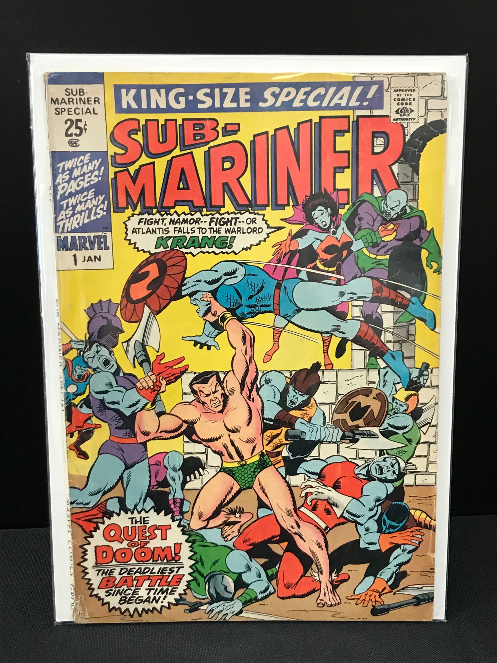 SUB MARINER KING SIZED SPECIAL #1- MARVEL COMICS (1 of 1)
