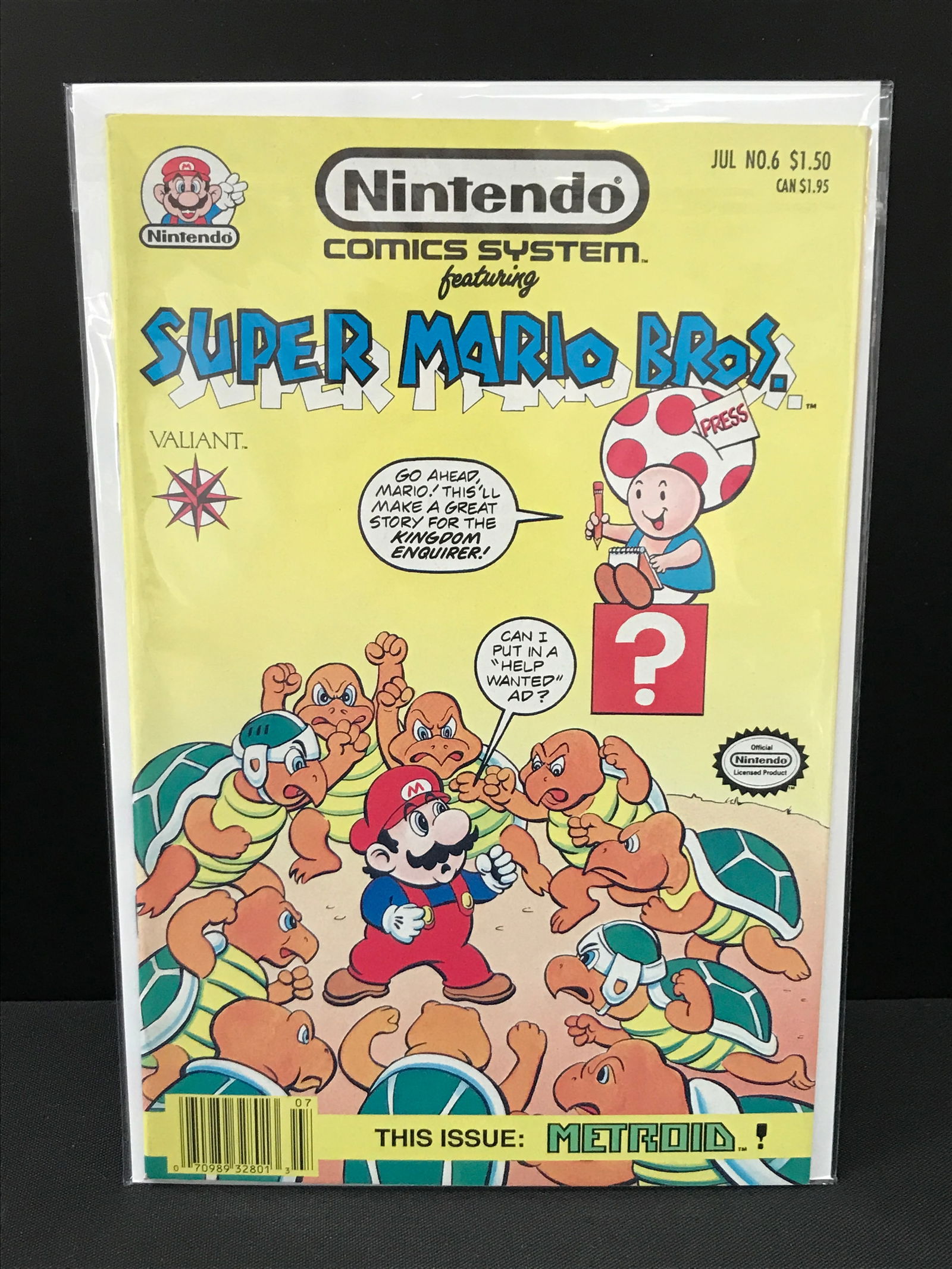 SUPER Mario Bros #6 -NINTENDO COMICS SYSTEM (1 of 1)