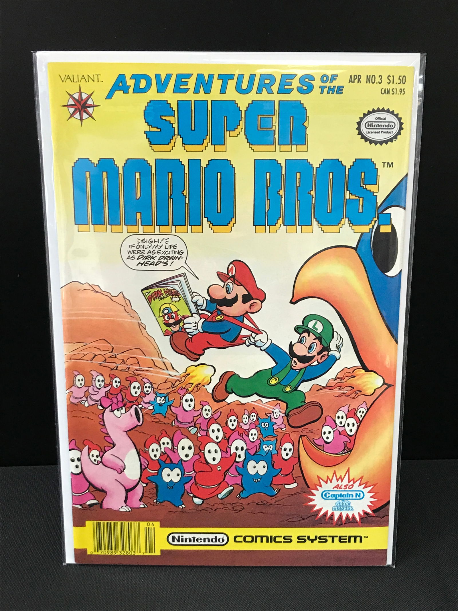 ADVENTURES OF THE SUPER Mario Bros #3 - VALIANT COMICS (1 of 1)