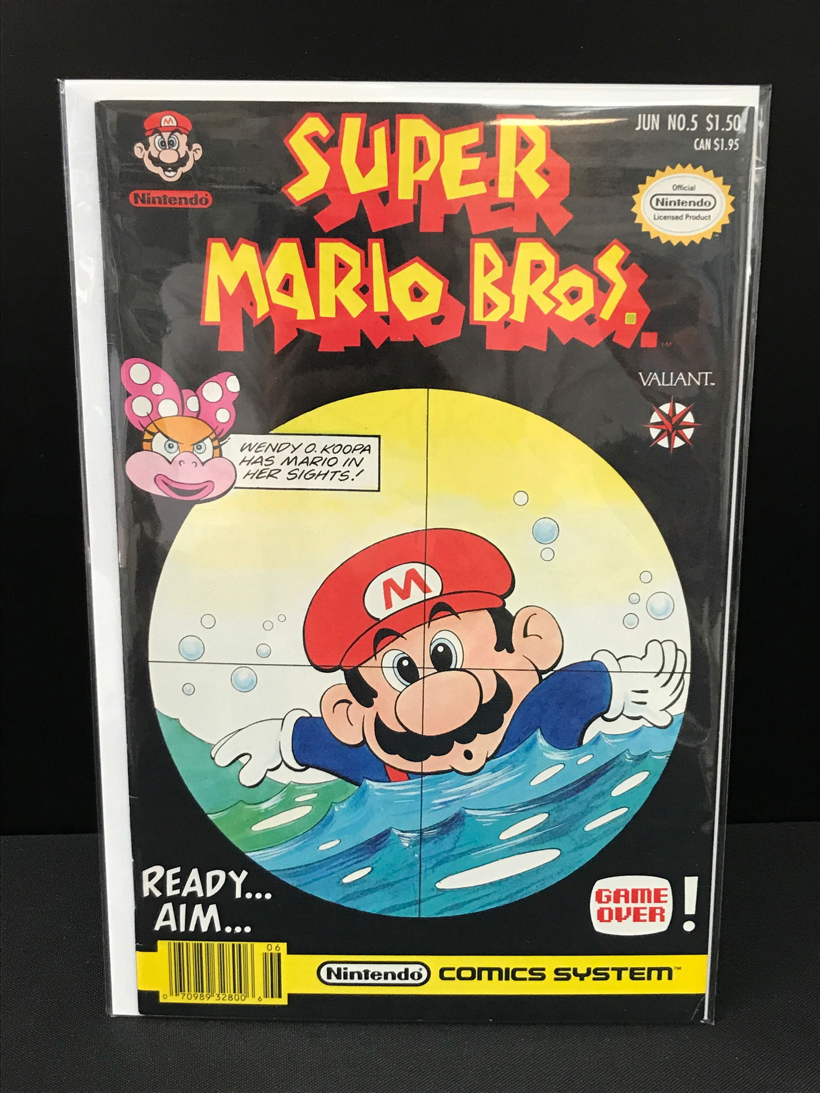 SUPER Mario Bros #5 -NINTENDO COMICS SYSTEM (1 of 1)