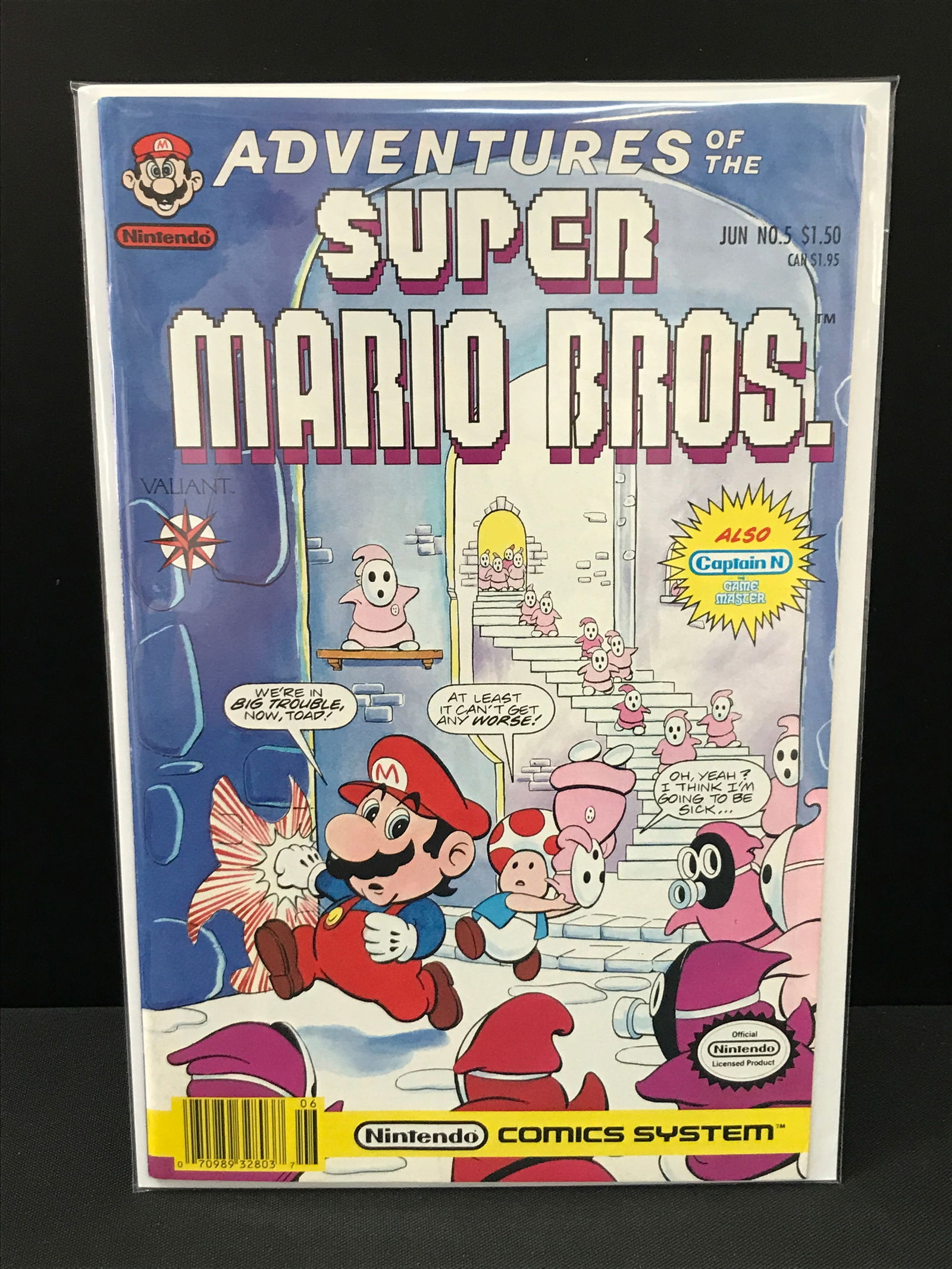 ADVENTURES OF THE SUPER Mario Bros #5 - VALIANT COMICS (1 of 1)