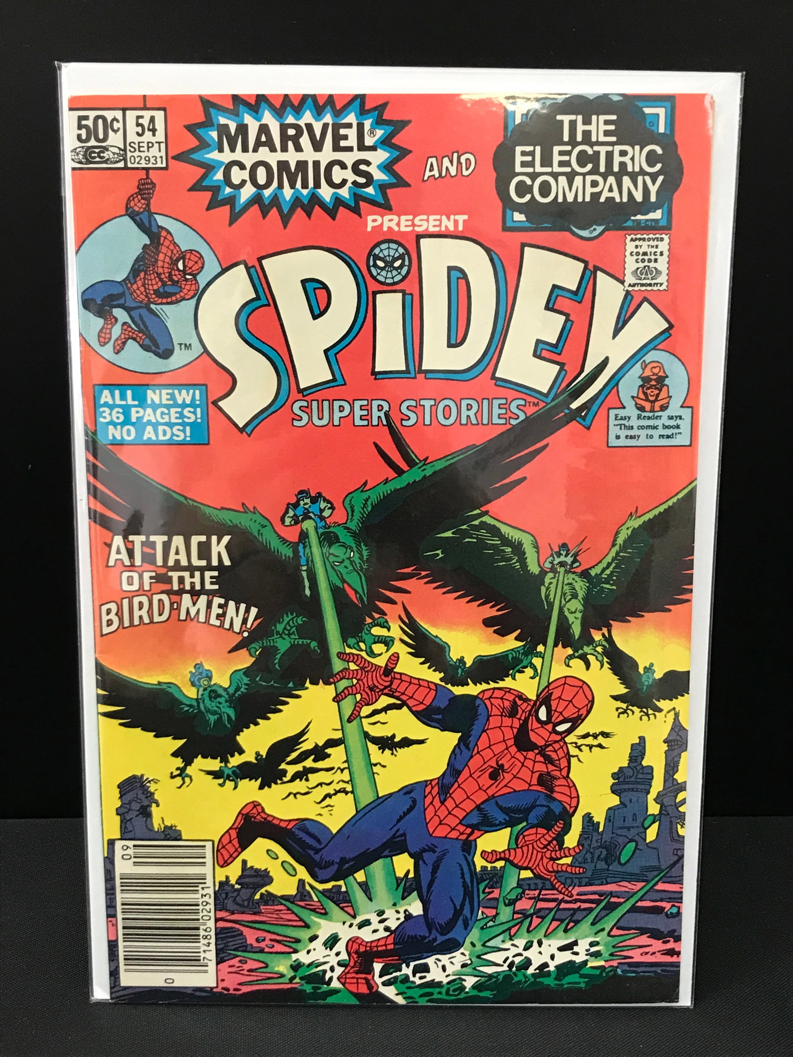 MARVEL COMICS AND THE ELECTRIC COMPANY PRESENTS SPIDEY #54 - MARVEL COMICS: Prices are in Canadian Dollars