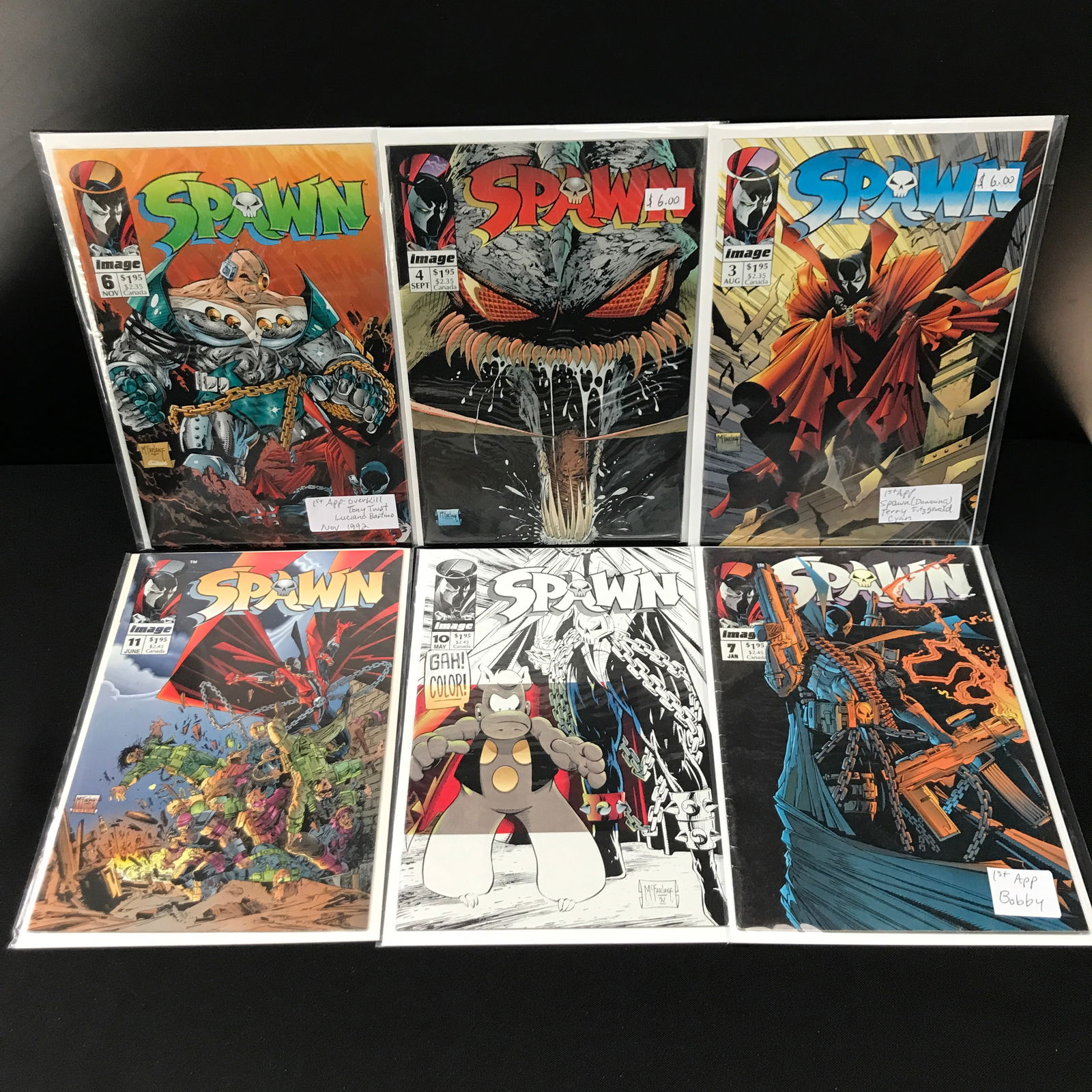 LOT OF 6 SPAWN COMICS - IMAGE COMICS (1 of 1)