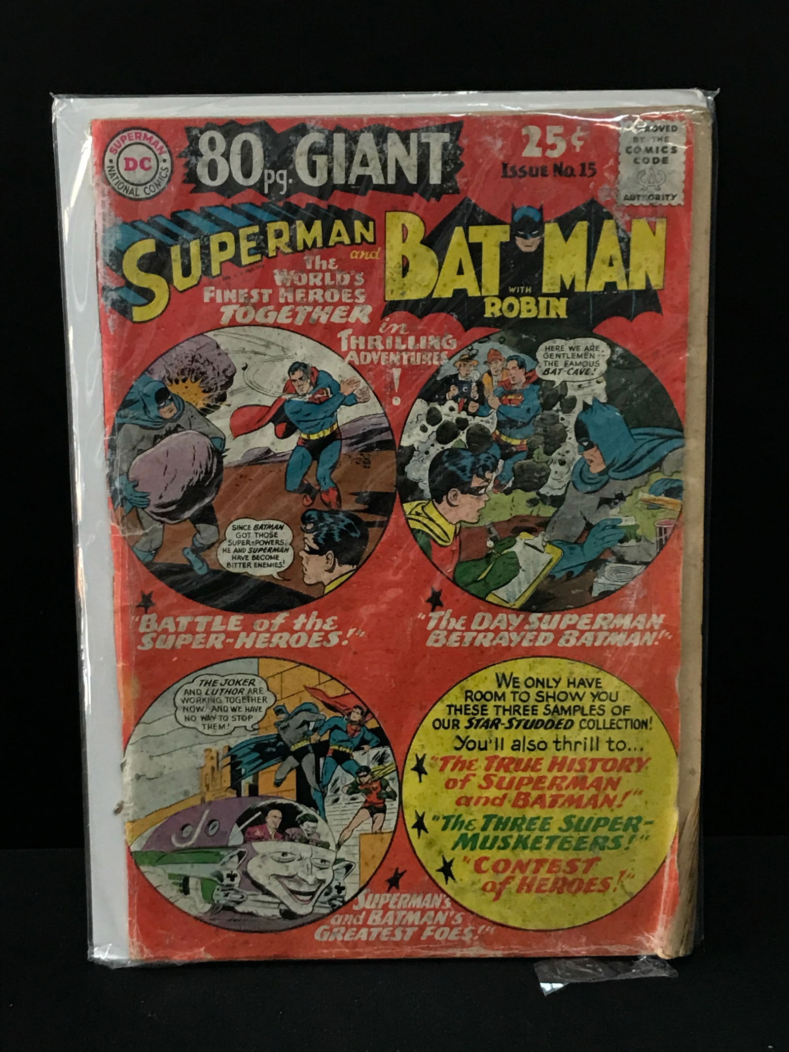 80 PAGE GIANT EDITION SUPERMAN AND BATMAN #15 - DC COMICS (1 of 1)