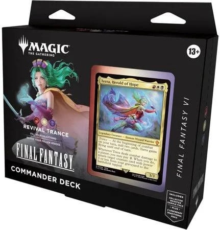 SEALED MAGIC THE GATHERING TCG REVIVIAL TRANCE FINAL FANTASY COMMANDER DECK BOX (1 of 1)