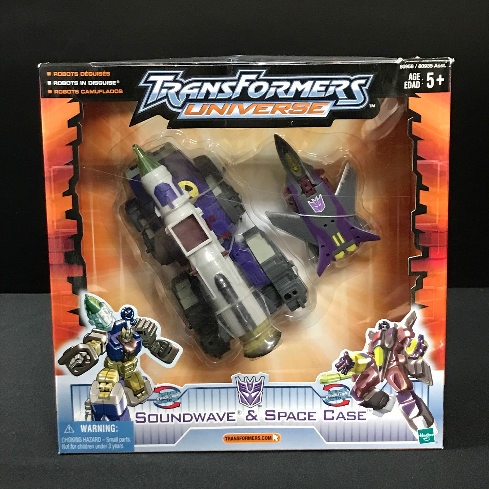 SEALED TRANSFORMERS UNIVERSE SOUND WAVE AND SPACE CASE IN BOX (1 of 1)