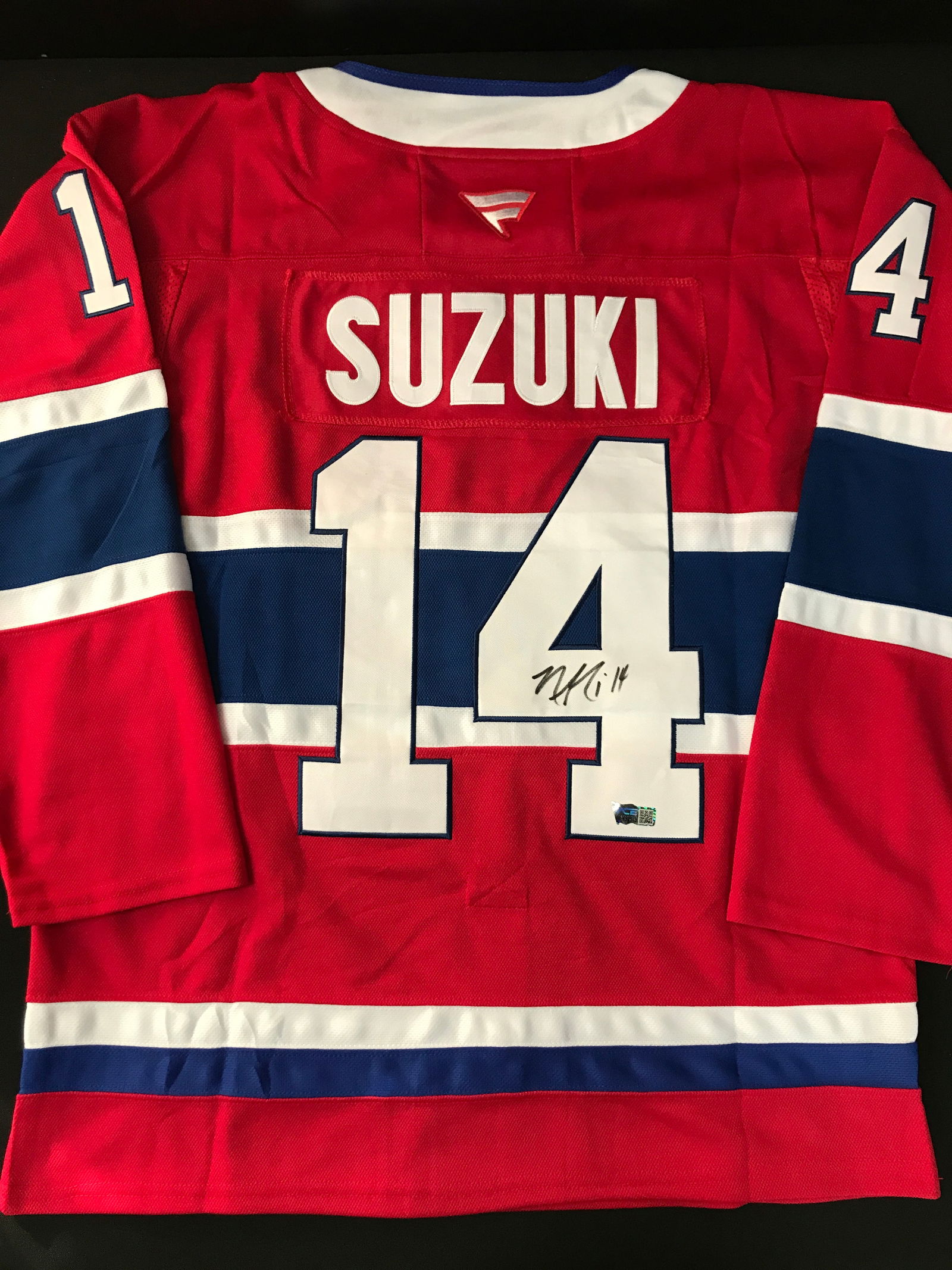 NICK SUZUKI SIGNED MONTREAL CANADIENS HOCKEY JERSEY - ACE COA (1 of 3)
