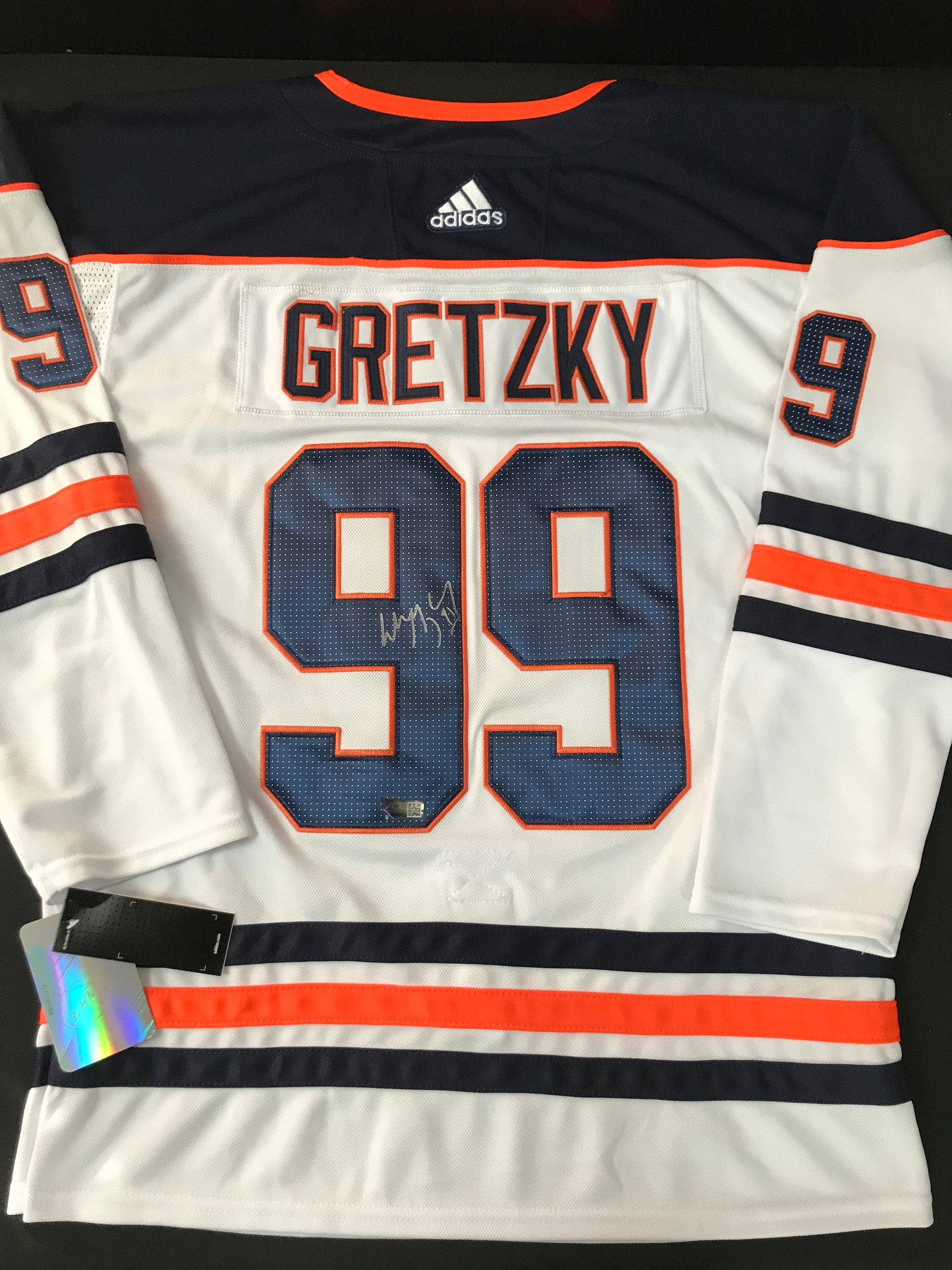 WAYNE GRETZKY SIGNED EDMONTON OILERS JERSEY - ACE COA: Prices are in Canadian dollars