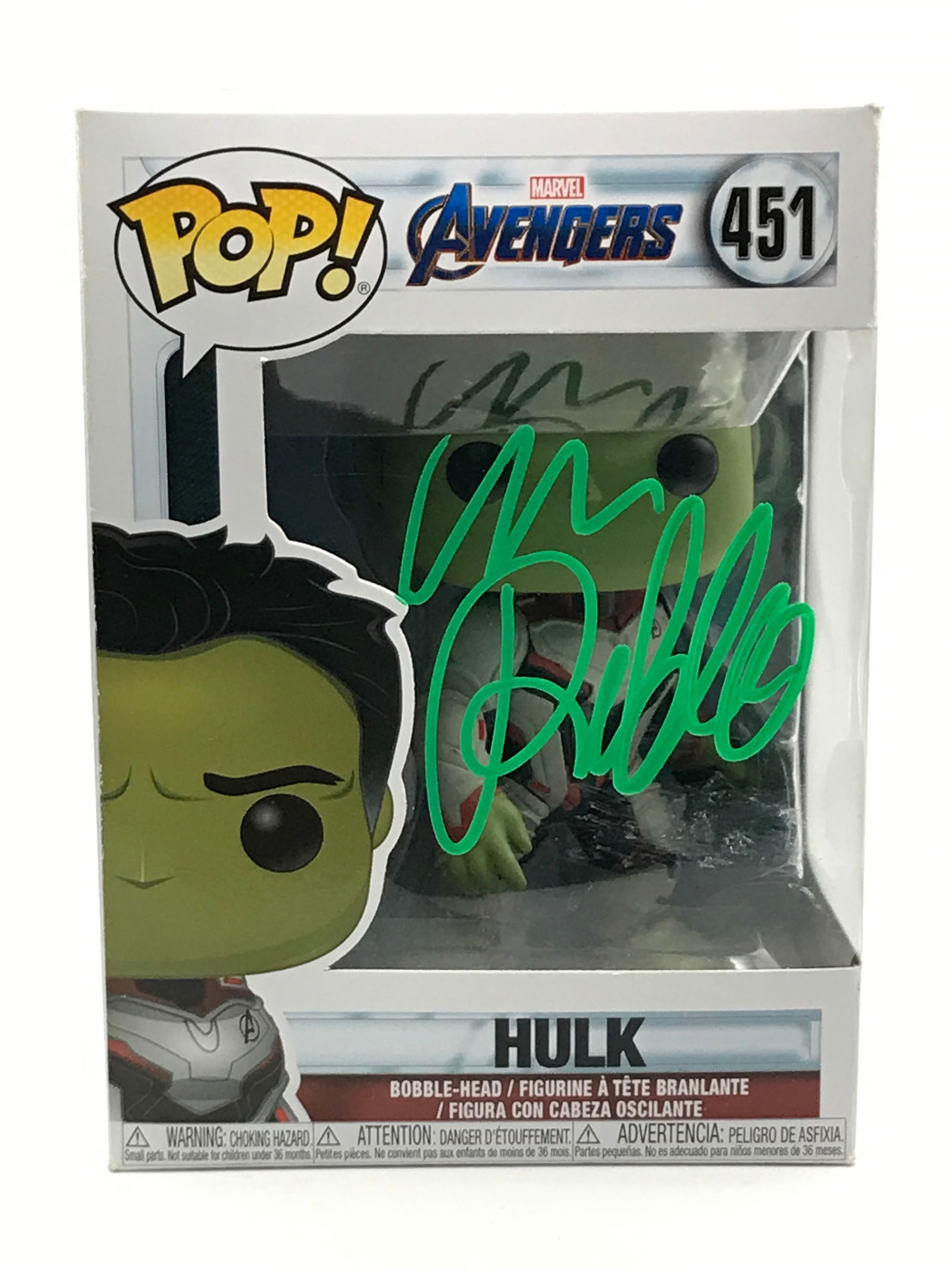 MARK RUFFALO SIGNED HULK FUNKO POP - KB COA (1 of 2)