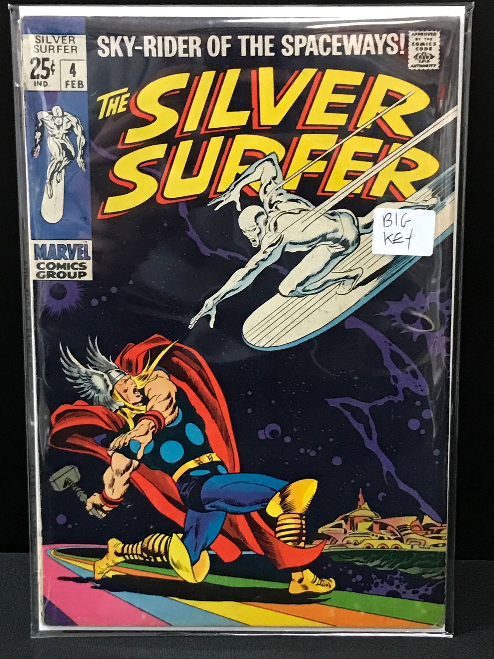 THE SILVER SURFER #4 - MARVEL COMICS (1 of 1)
