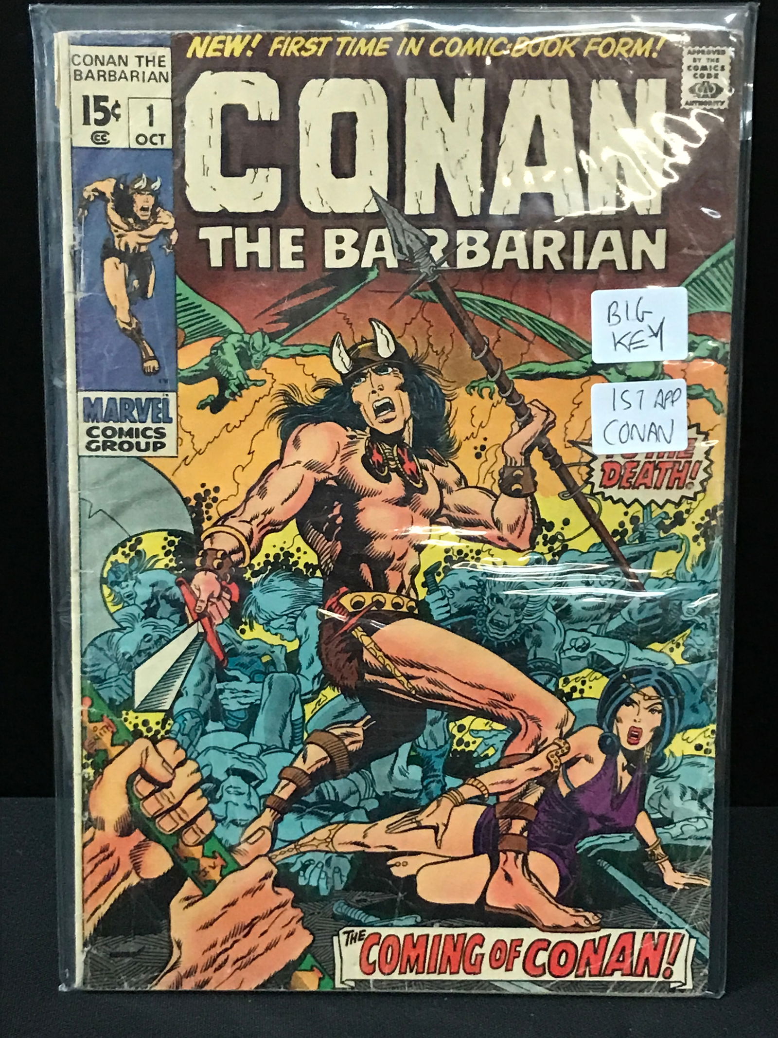 CONAN THE BARBARIAN #1 1ST APPEARANCE OF CONAN - MARVEL COMICS (1 of 1)