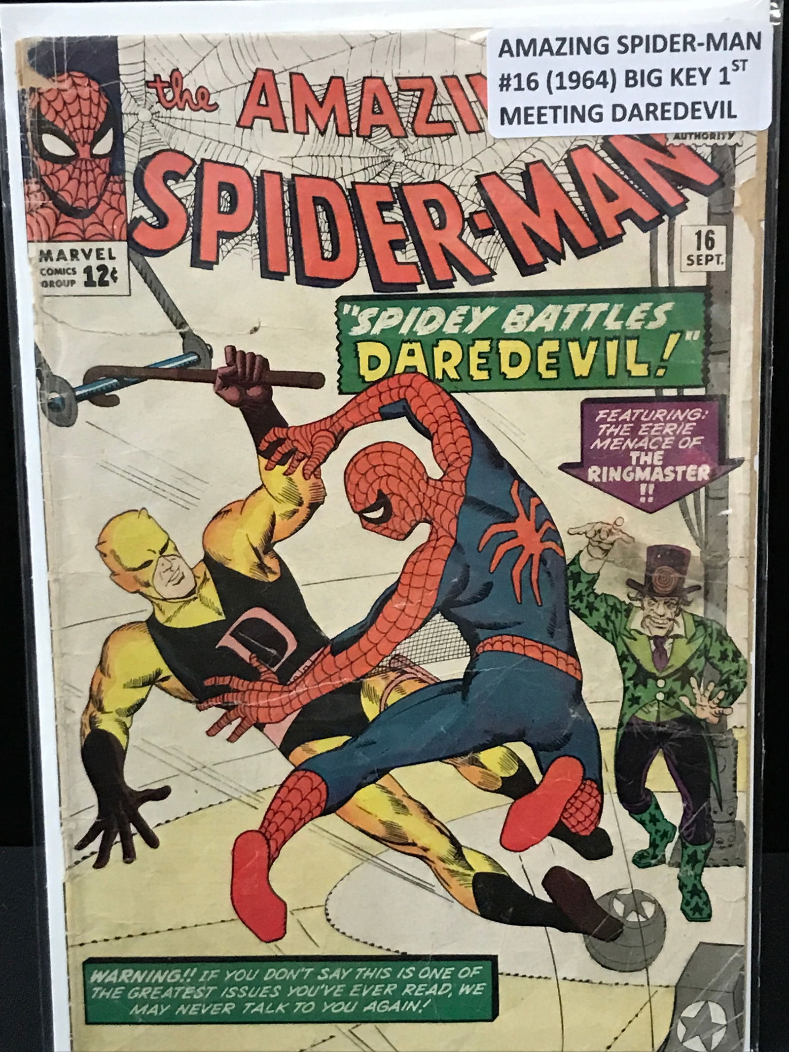 THE AMAZING SPIDERMAN #16 - MARVEL COMICS (1 of 1)