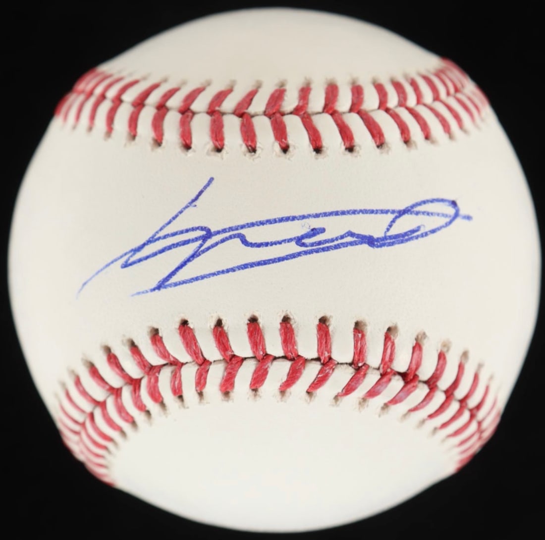 VLADIMIR GUERRERO JR SIGNED BASEBALL (JSA COA) (1 of 2)