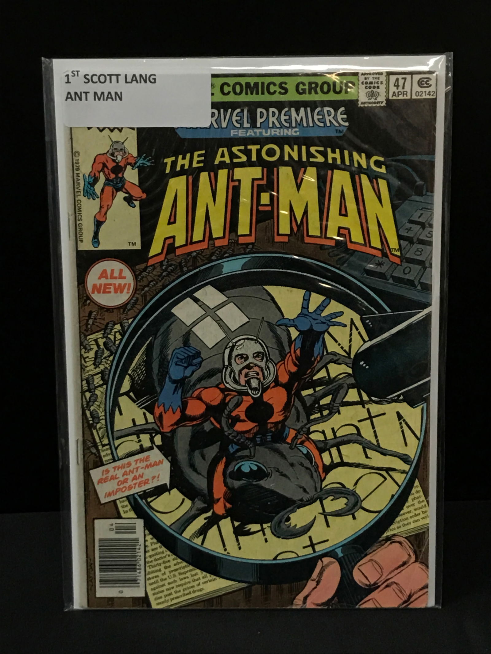 MARVEL PREMIERE #47 1ST SCOTT LANG - MARVEL COMICS (1 of 1)