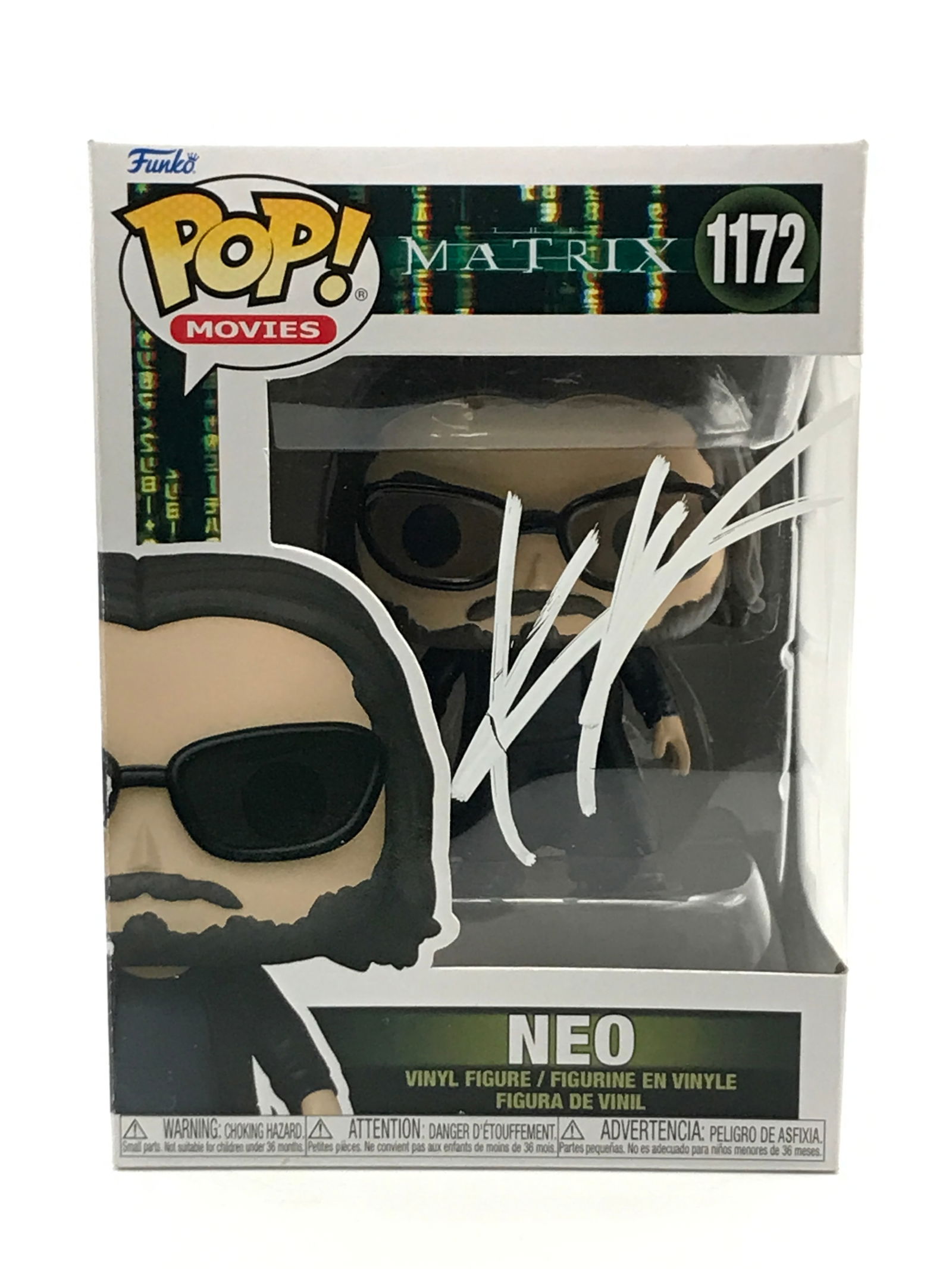 KEANU REEVES SIGNED NEO FUNKO POP - KB COA (1 of 2)